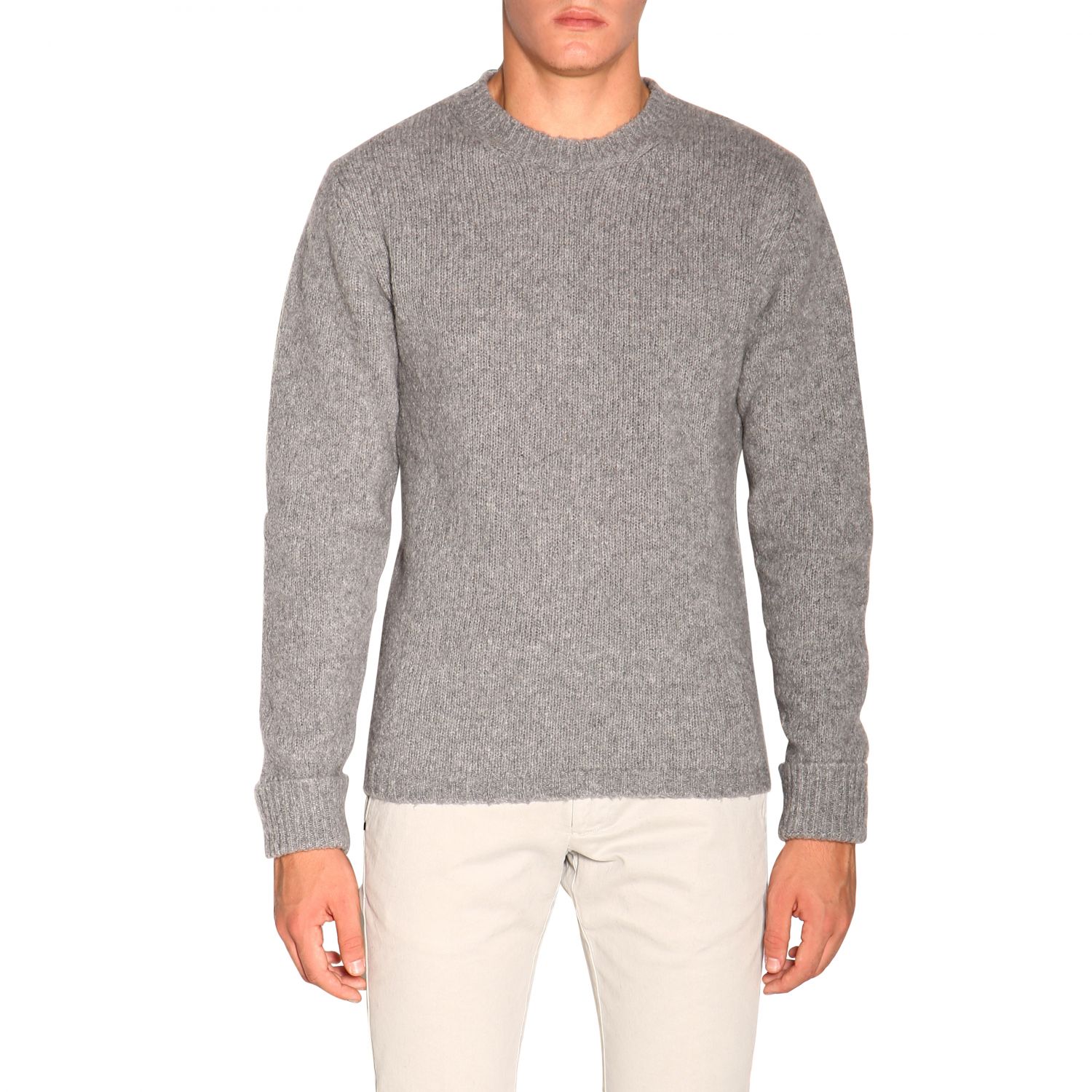Daniele Fiesoli Outlet: Sweater men - Grey | Sweater Daniele Fiesoli ...