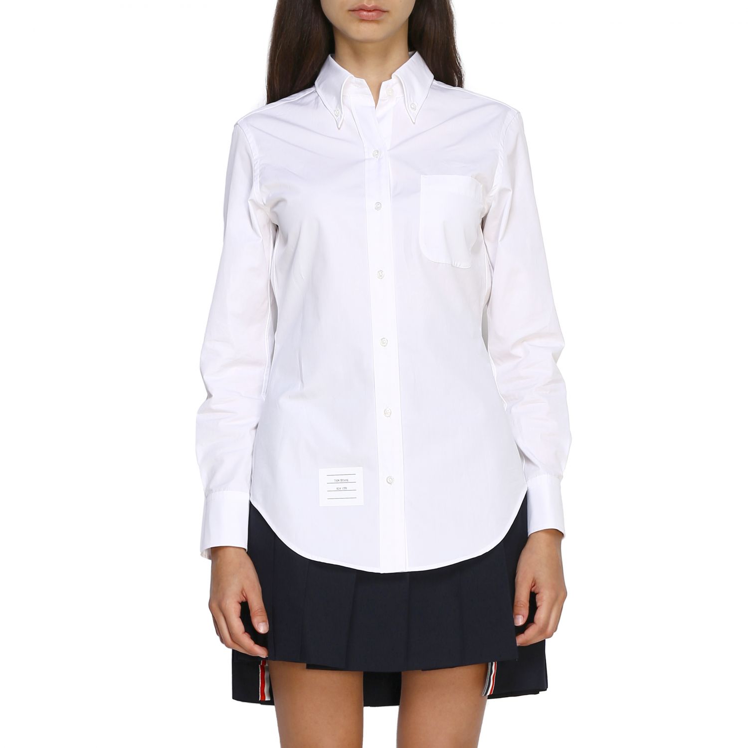 Thom Browne Outlet: shirt for woman - White | Thom Browne shirt FLL005G ...