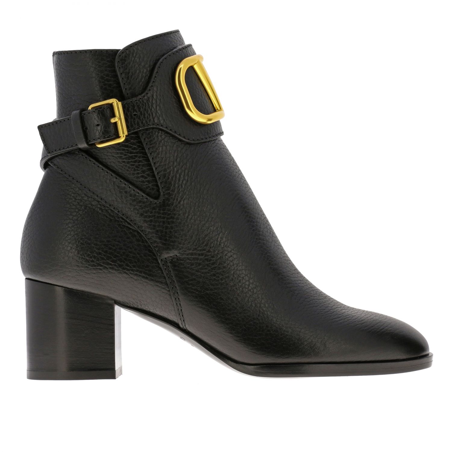 Flat booties Valentino Garavani: Boots women Valentino Garavani black 1