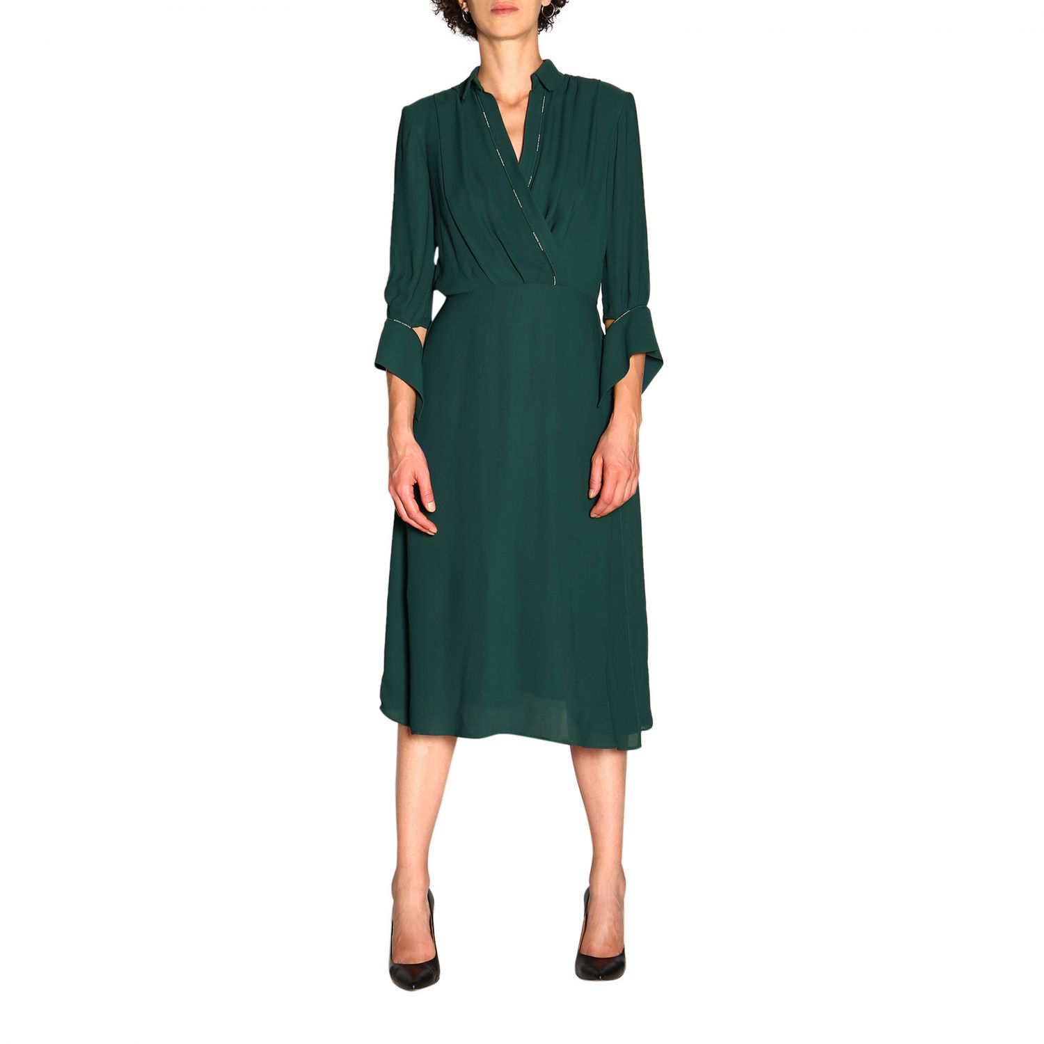 elisabetta franchi green dress