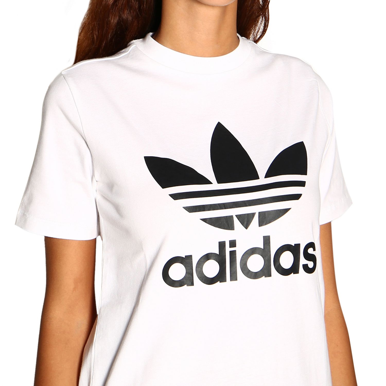 Adidas Originals Outlet: t-shirt for women - White | Adidas Originals t ...