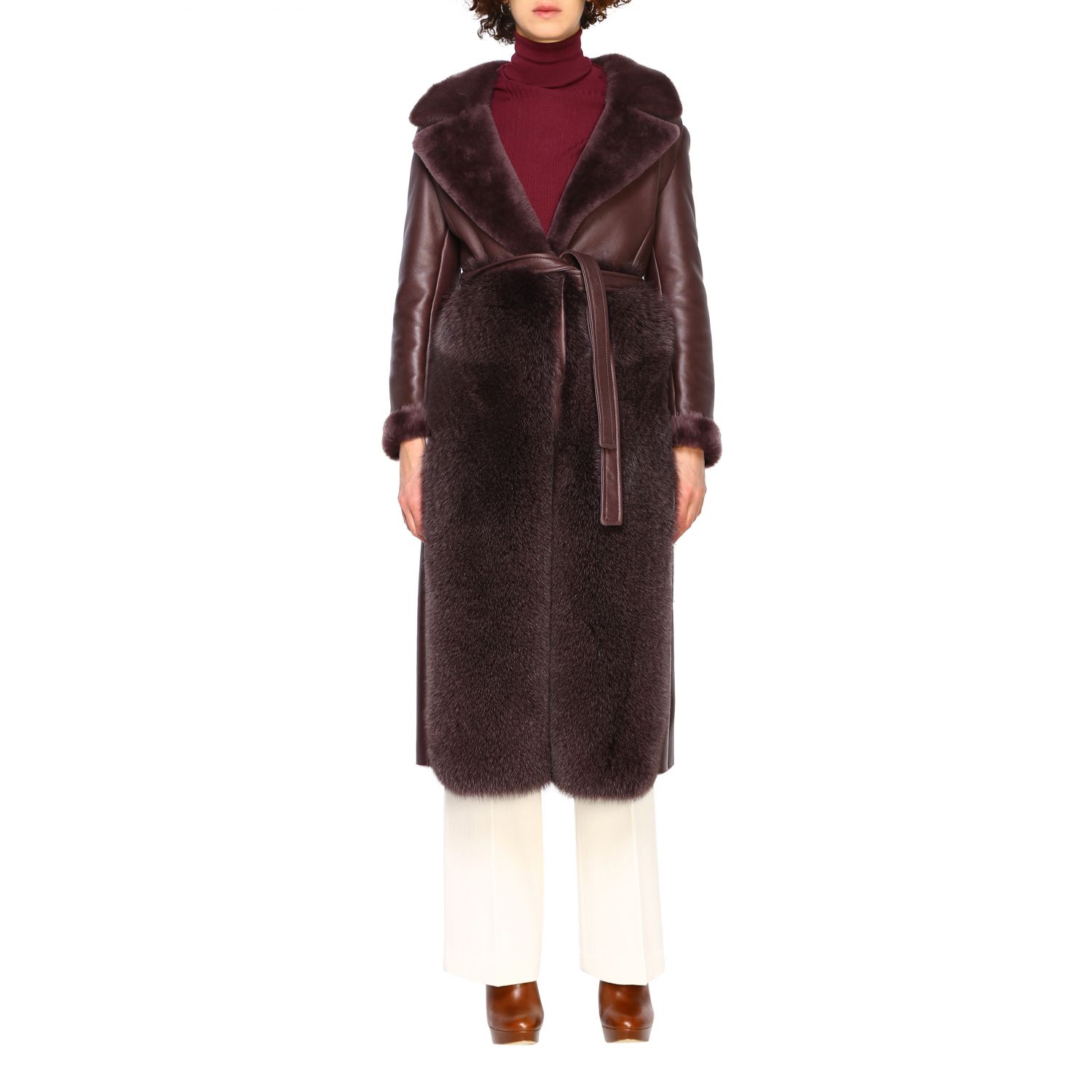 blancha shearling coat