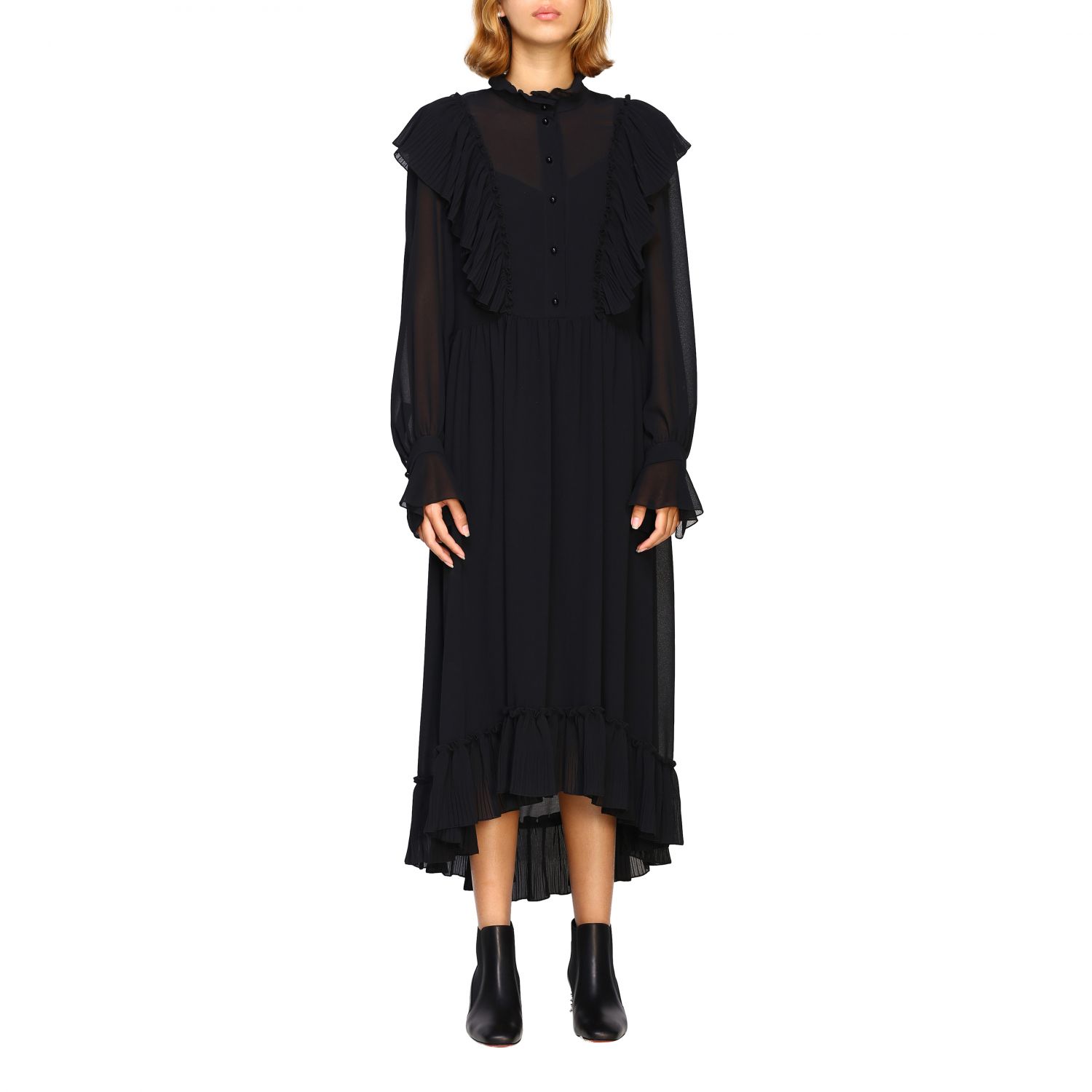 See By Chloé Outlet: dress for women - Black | See By Chloé dress ...