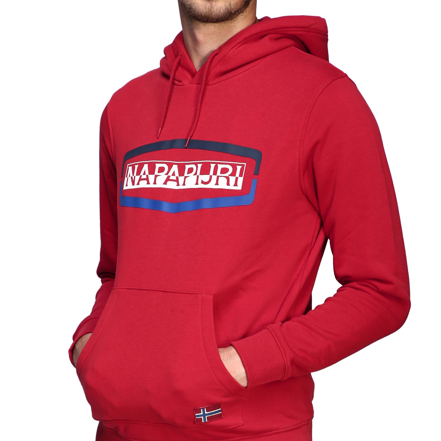 Lucky Overeenkomend verkeer Napapijri Outlet: sweater for man - Red | Napapijri sweater N0YKAF online  on GIGLIO.COM