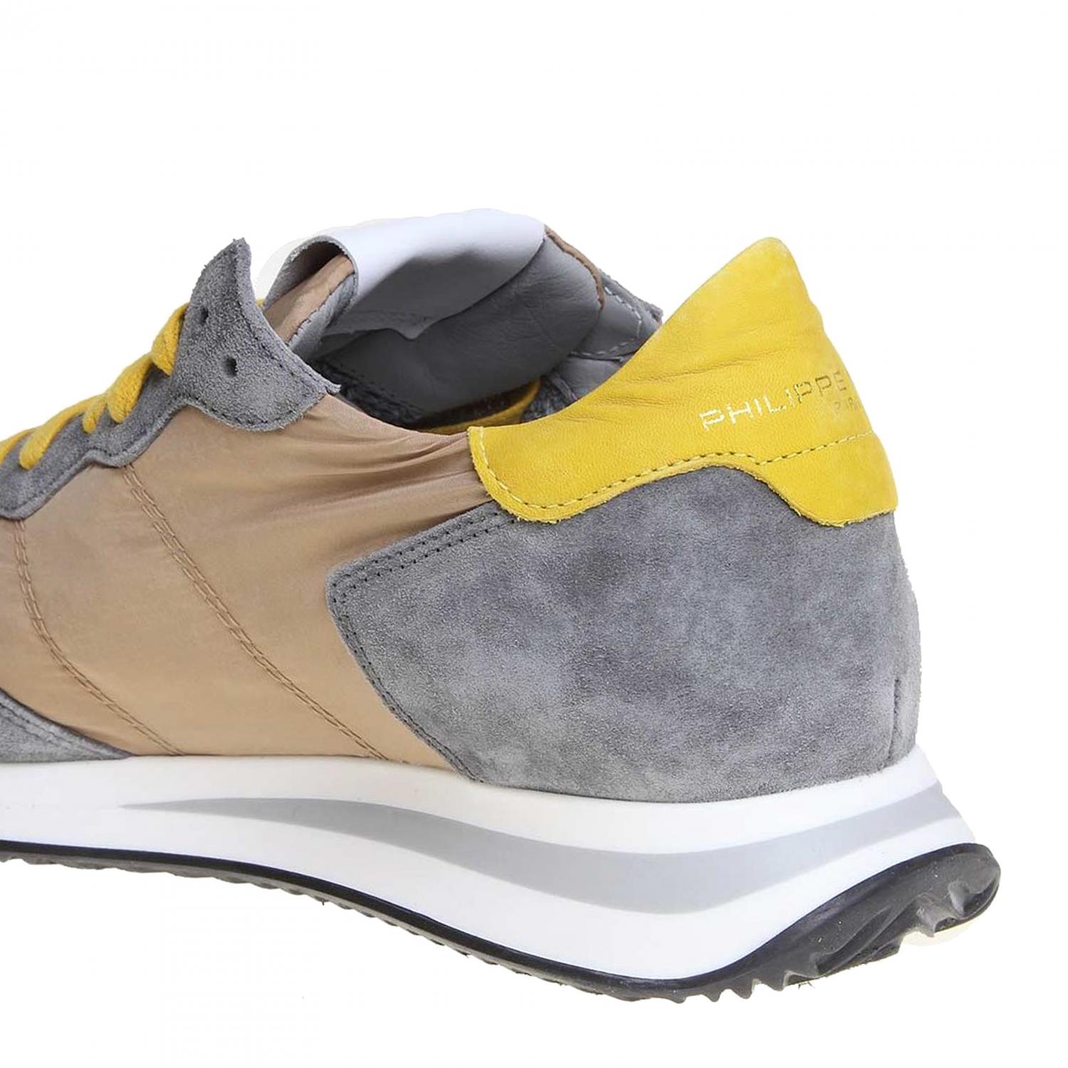Philippe Model Outlet: Sneakers uomo - Cammello | Sneakers Philippe ...