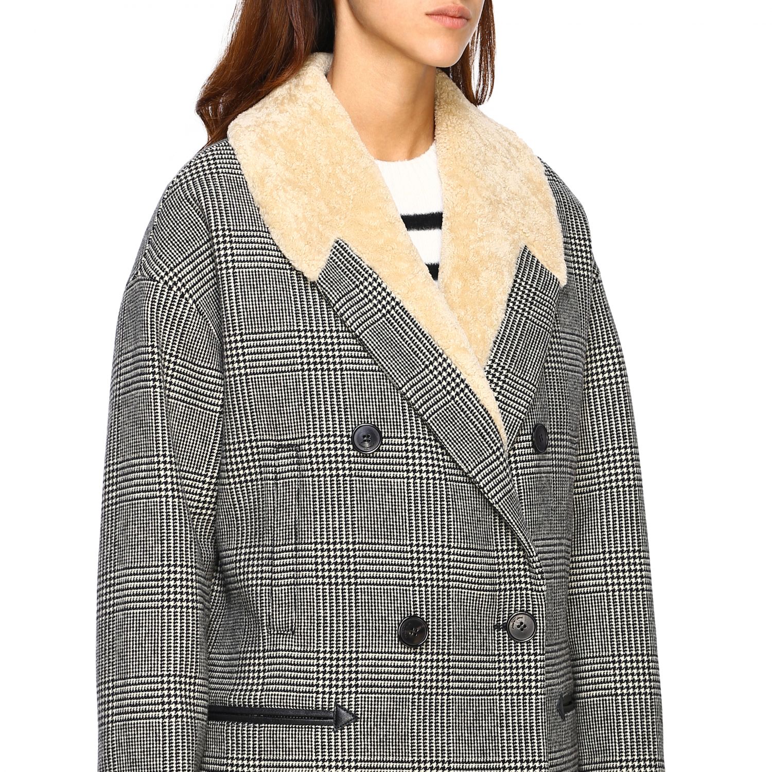 saint laurent coat womens