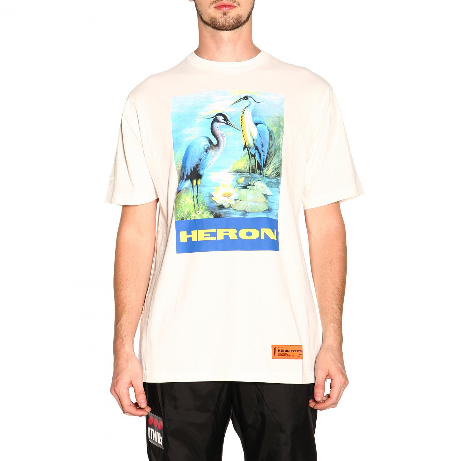 Heron Preston Outlet: T-shirt men - White | Heron Preston t-shirt ...