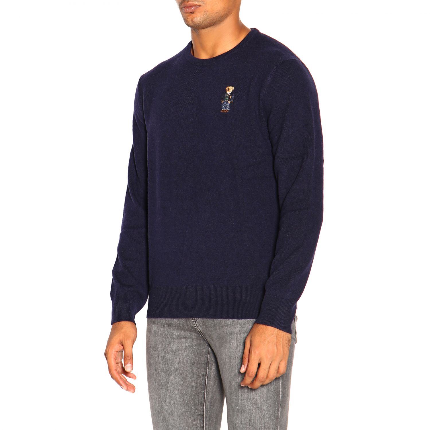 sweater with polo