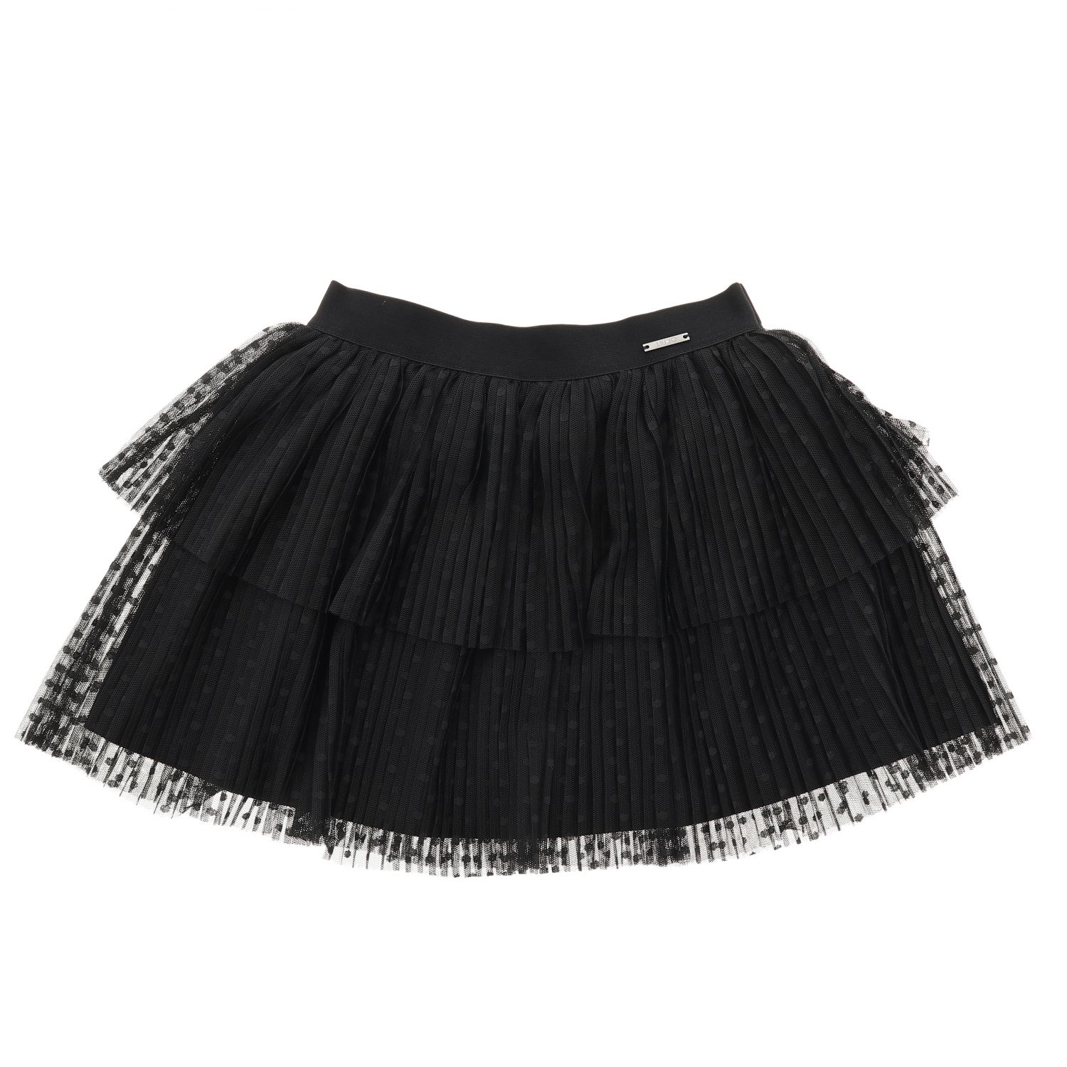 Liu Jo Outlet: skirt for girls - Black | Liu Jo skirt K69079 online on ...