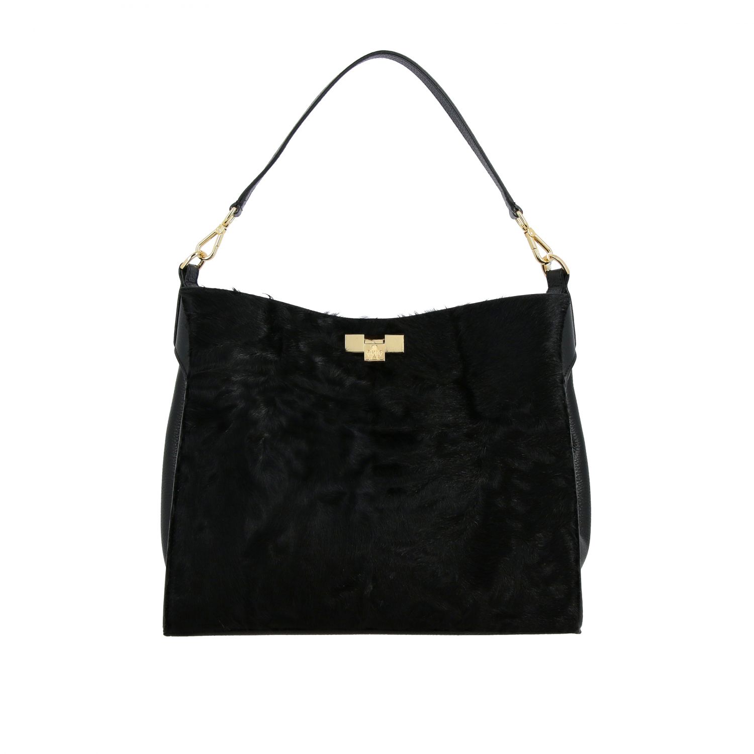 Giancarlo Petriglia Outlet: shoulder bag for woman - Black | Giancarlo ...