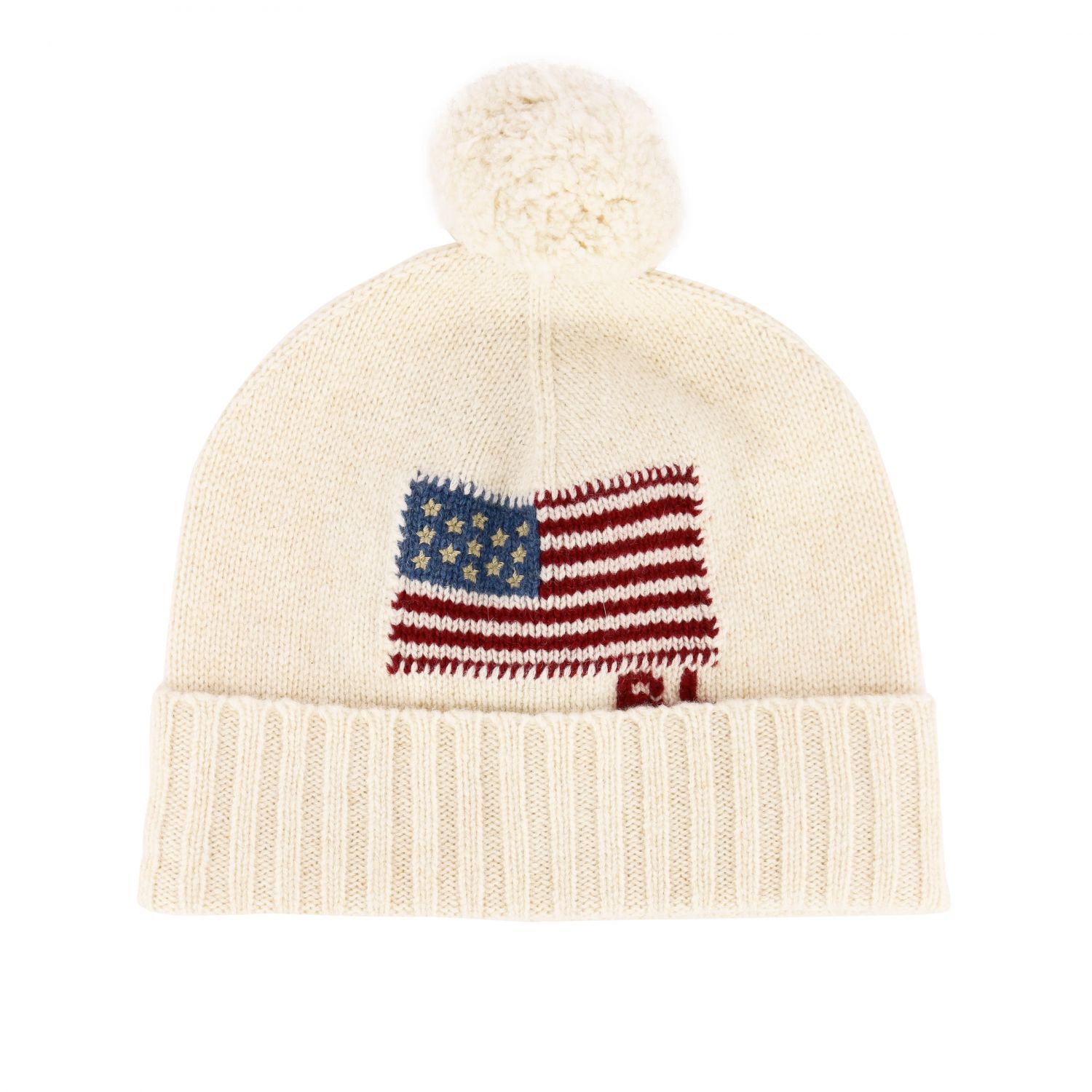werkplaats Mars Bloemlezing Polo Ralph Lauren Outlet: hat with maxi flag and pompon | Hat Polo Ralph  Lauren Women Cream | Hat Polo Ralph Lauren 455733185 GIGLIO.COM