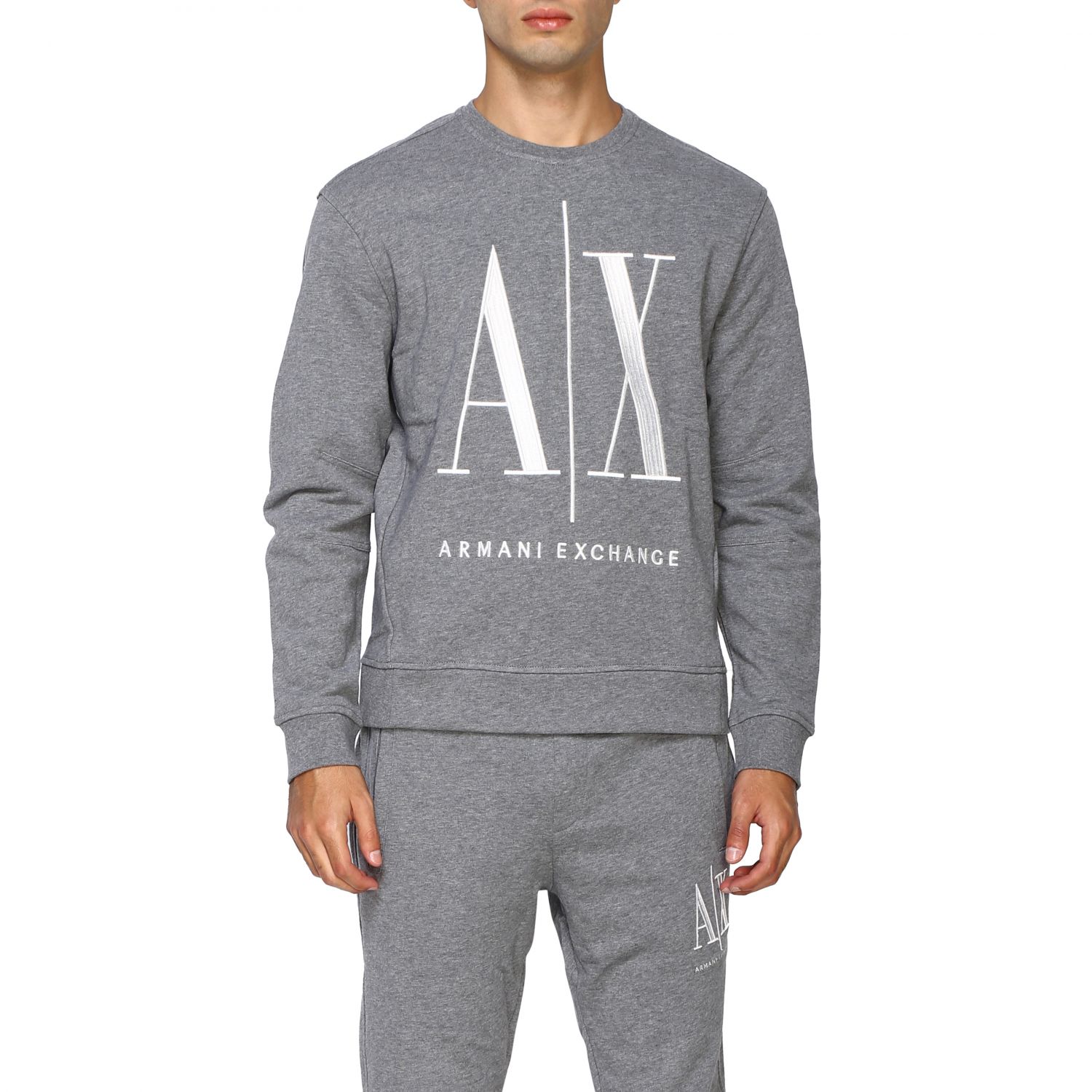 armani exchange grey sweatshirt