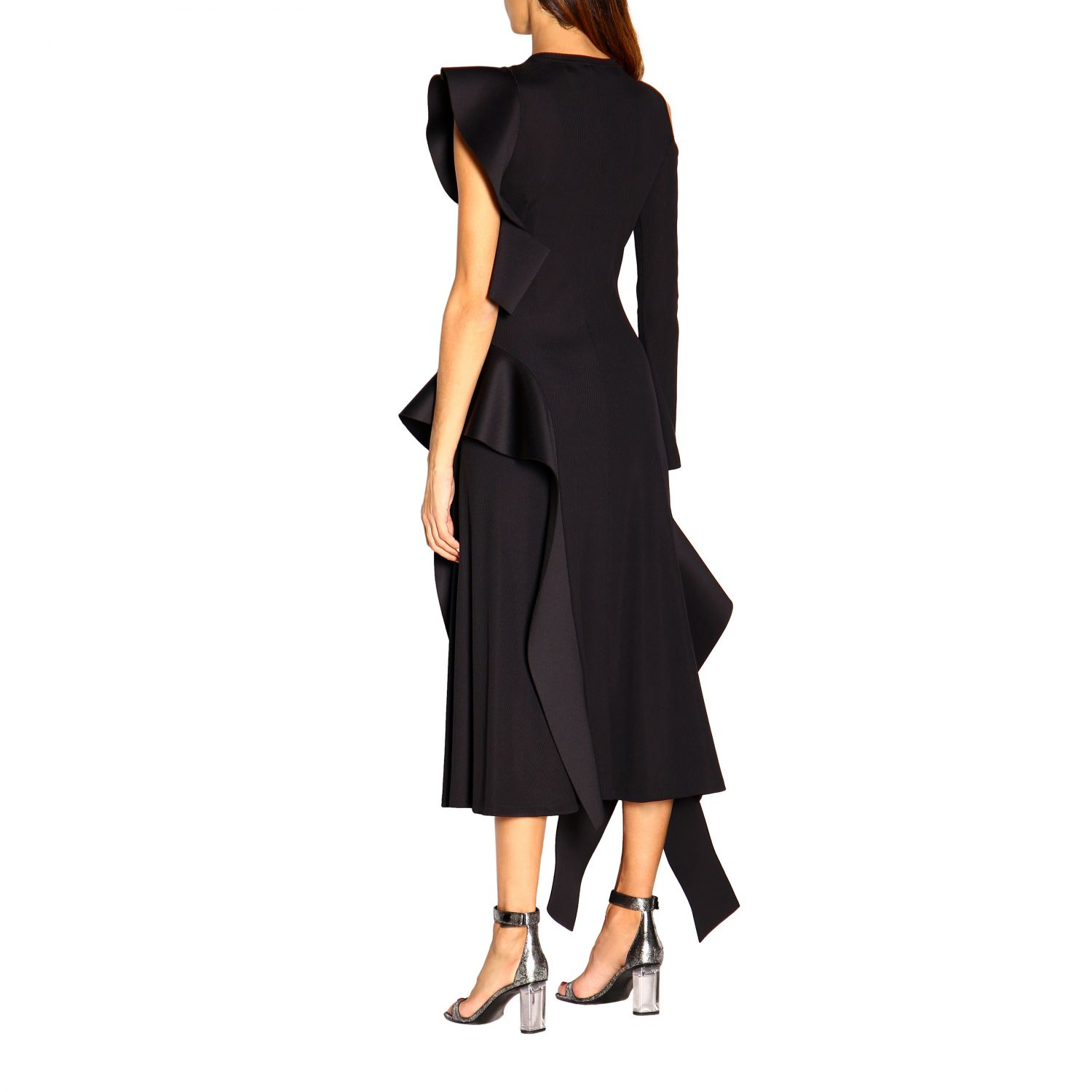 black dress off white