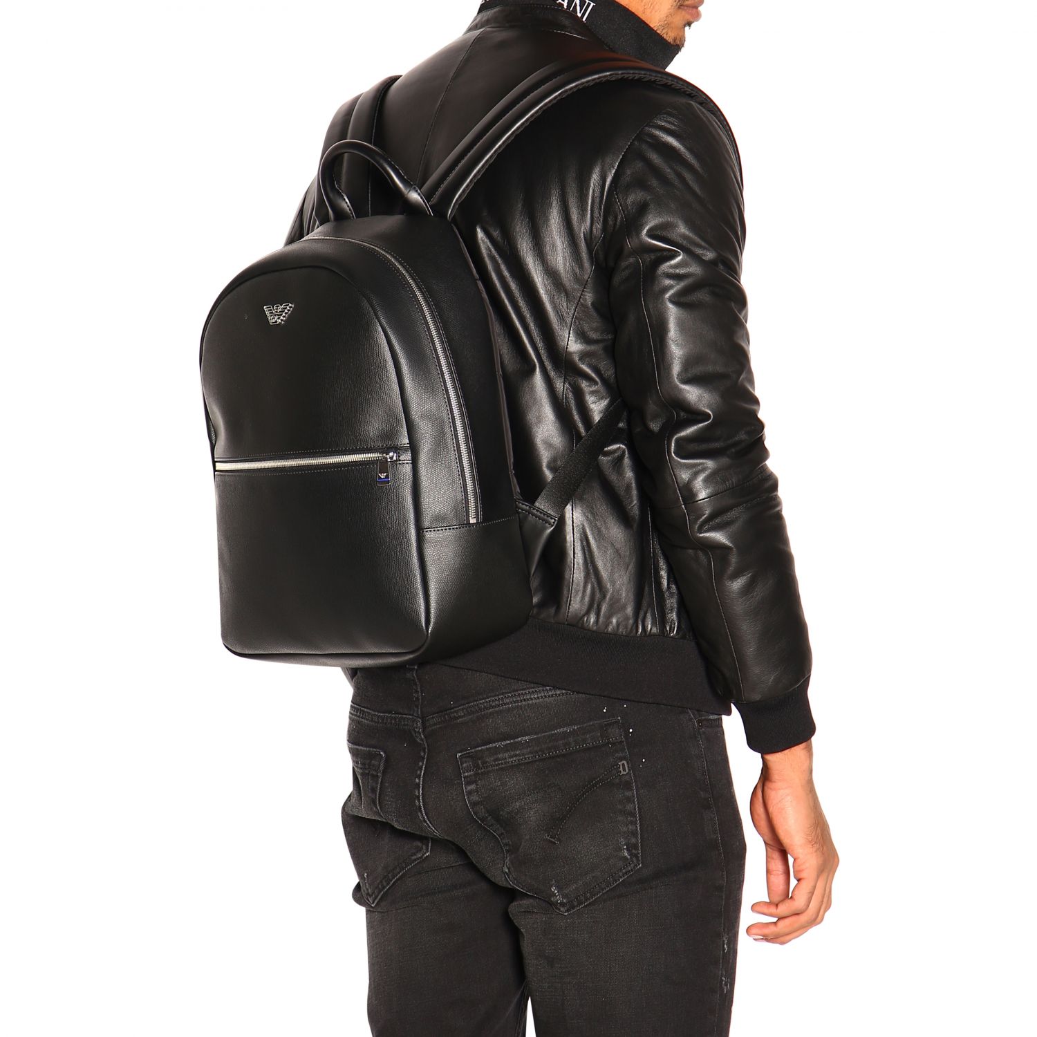 Emporio Armani Outlet: Backpack men | Backpack Emporio Armani Men Black