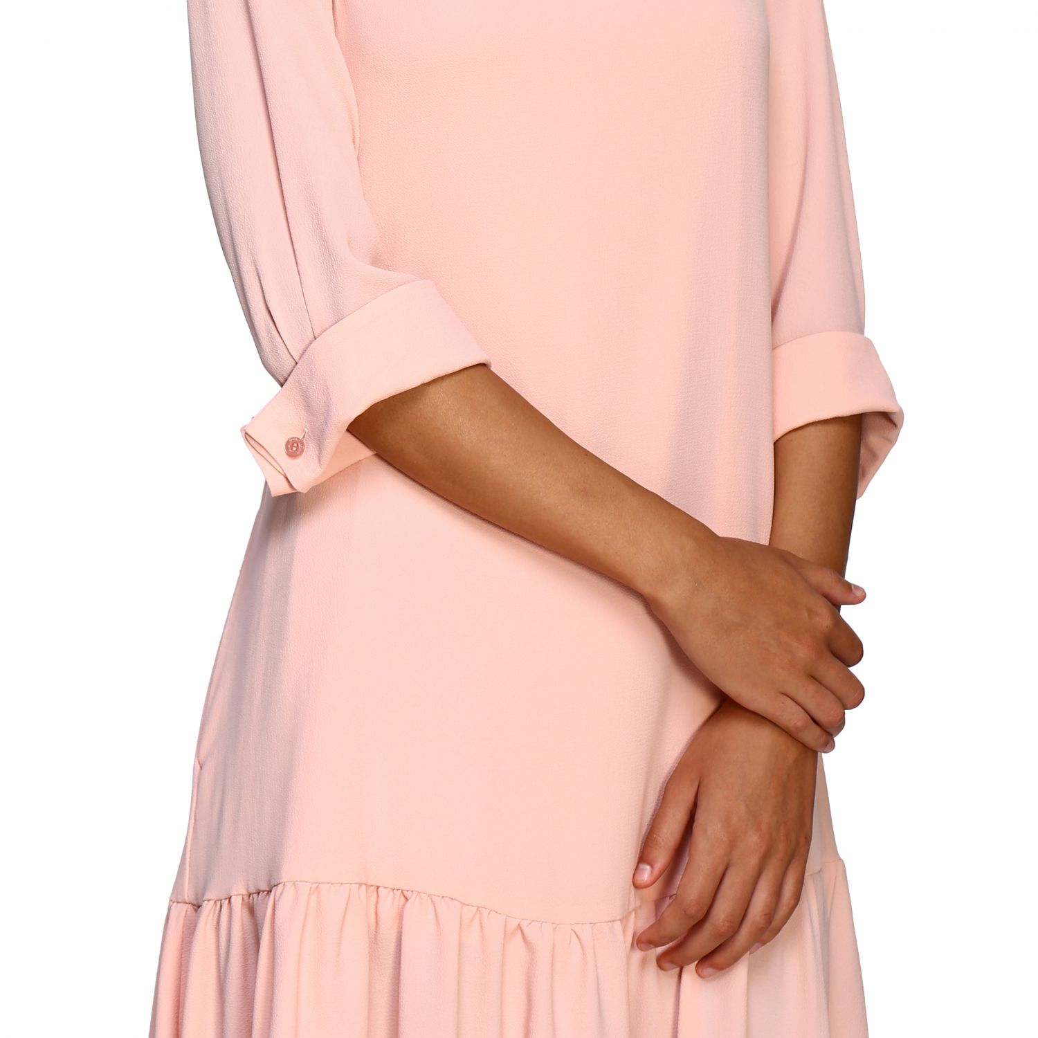 emporio armani pink dress