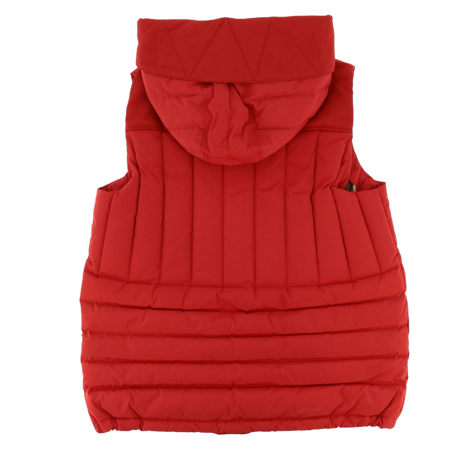 burberry vest kids red