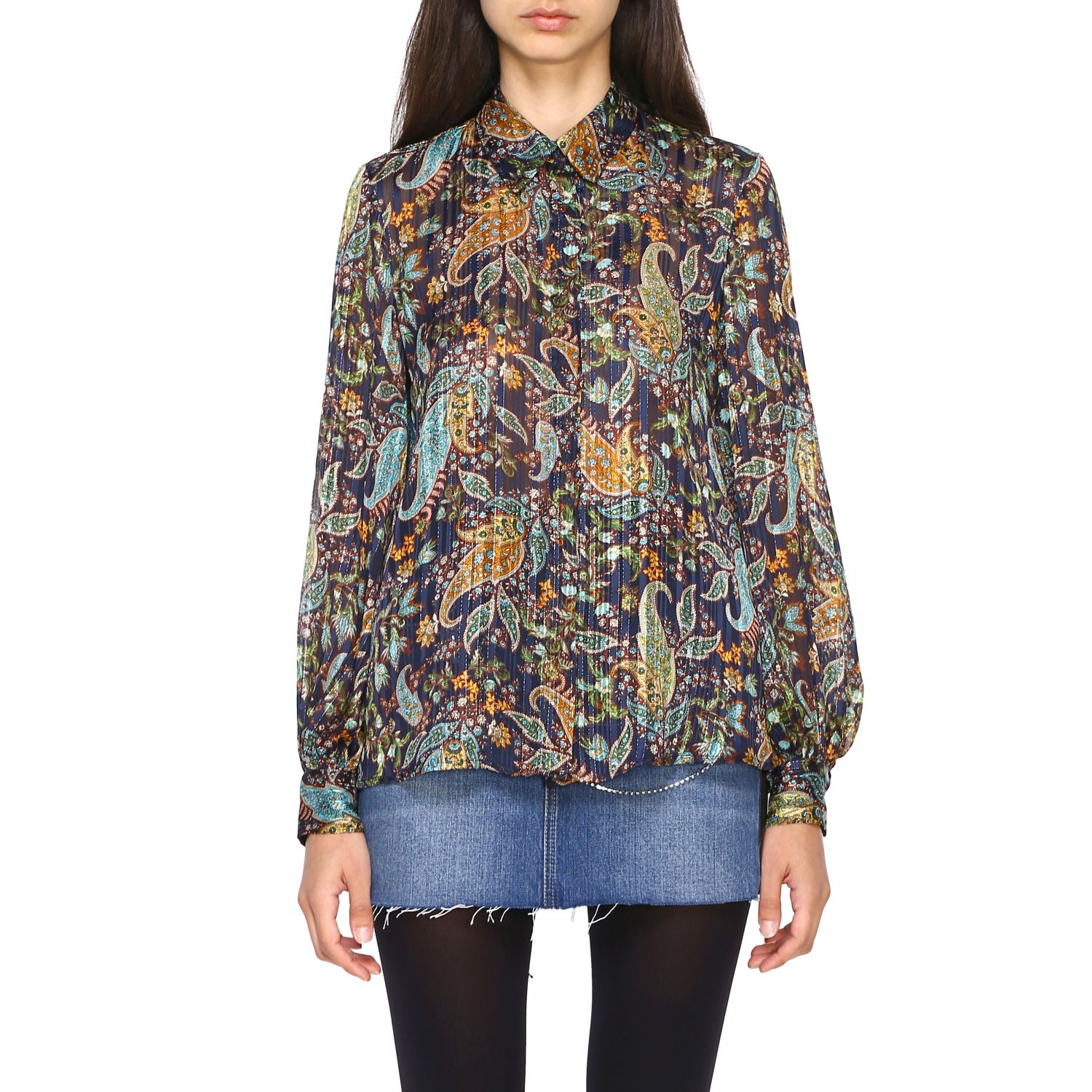 Liu Jo Outlet: Shirt women | Shirt Liu Jo Women Multicolor | Shirt Liu ...