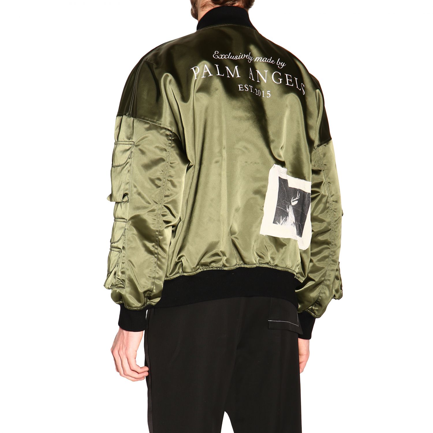Mantel herren Palm Angels | Jacke Palm Angels Herren Grün Jacke herren Palm Angels | Jacke Palm Angels Herren Grün
