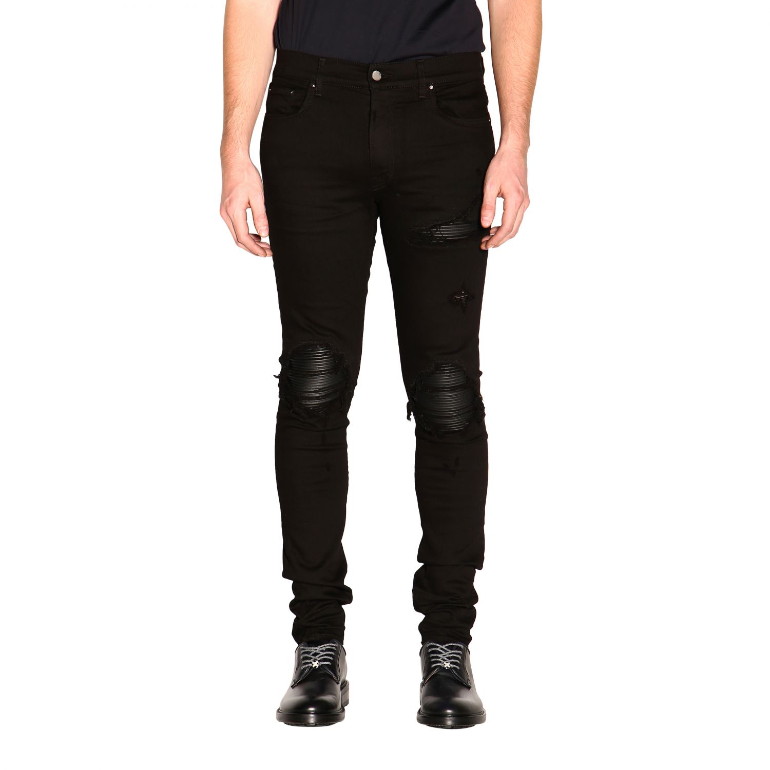 Amiri Outlet: Jeans men | Jeans Amiri Men Black | Jeans Amiri XM01100SD ...