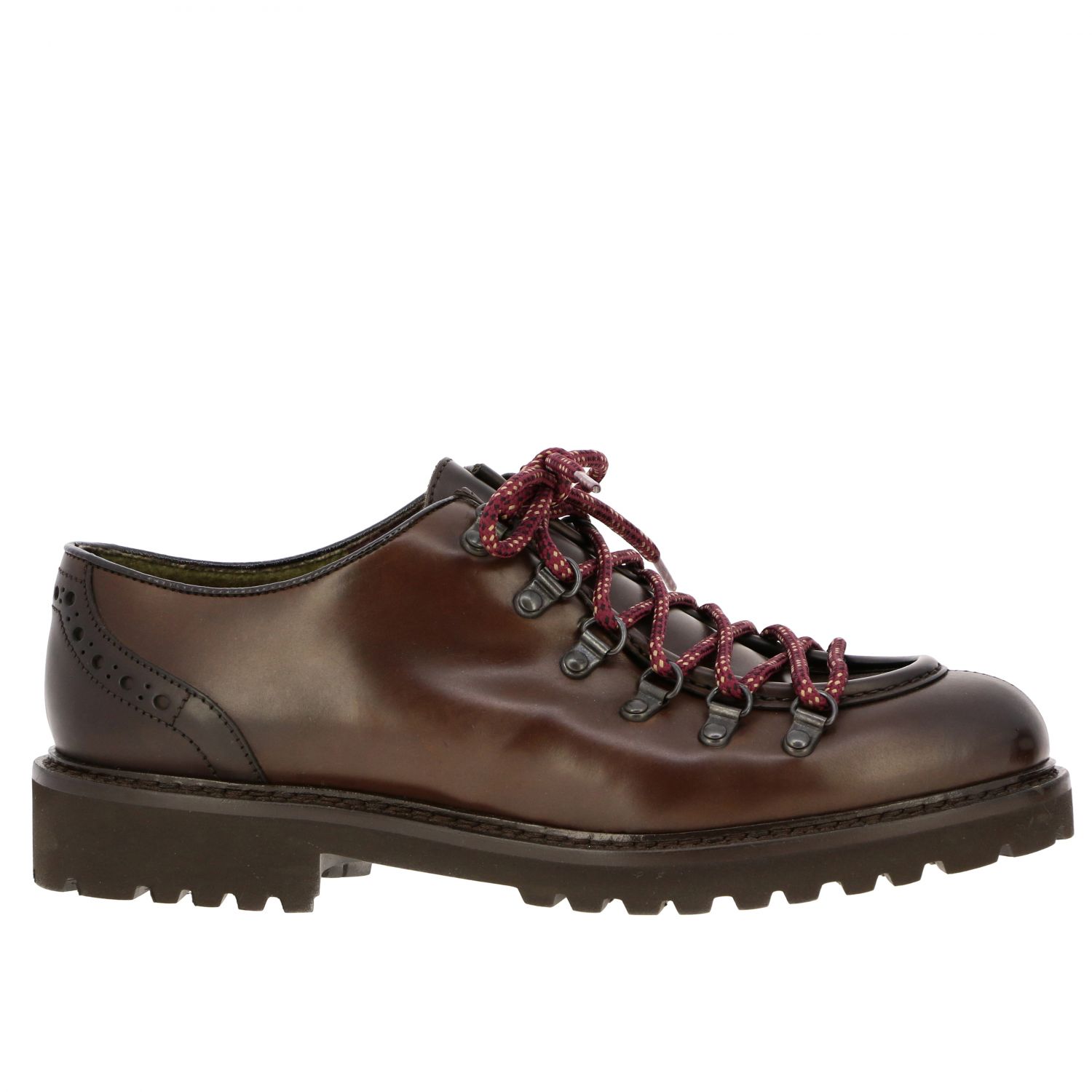 brogue safety shoes brown
