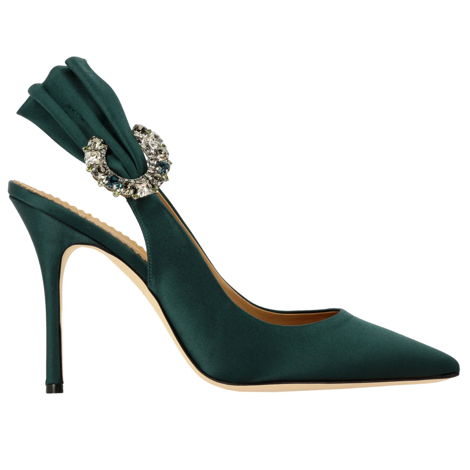 tory burch green pumps