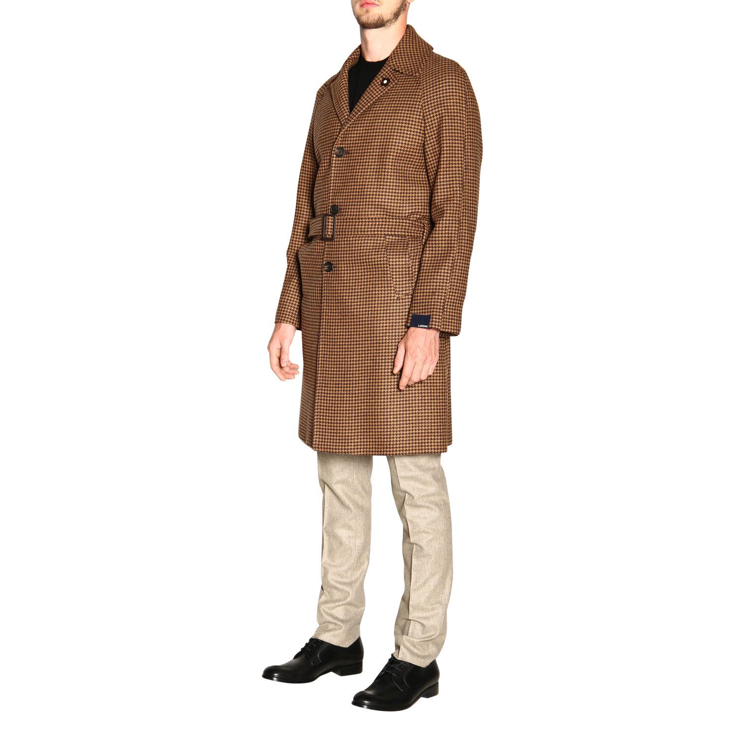 Lardini Outlet: Coat men | Coat Lardini Men Biscuit | Coat Lardini ...