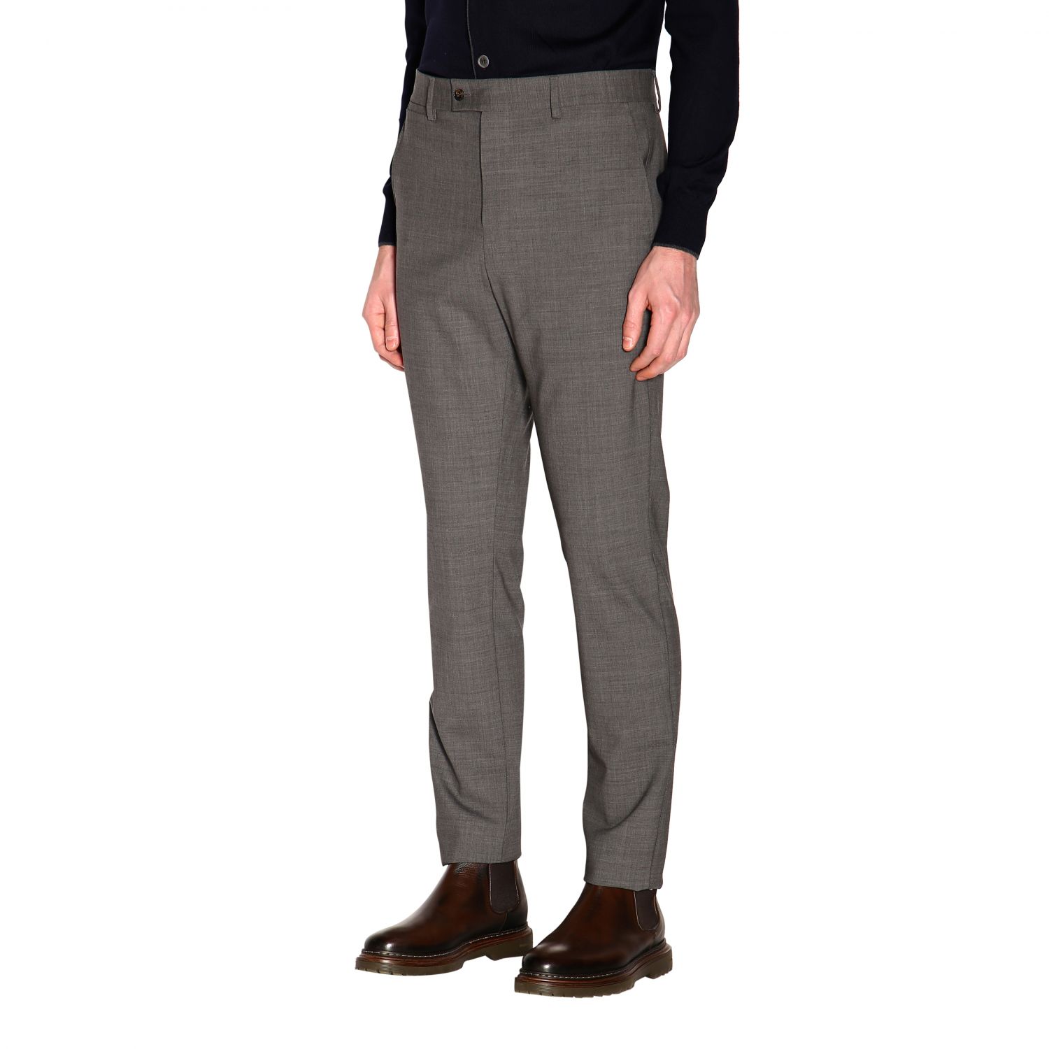 men's style grey pants