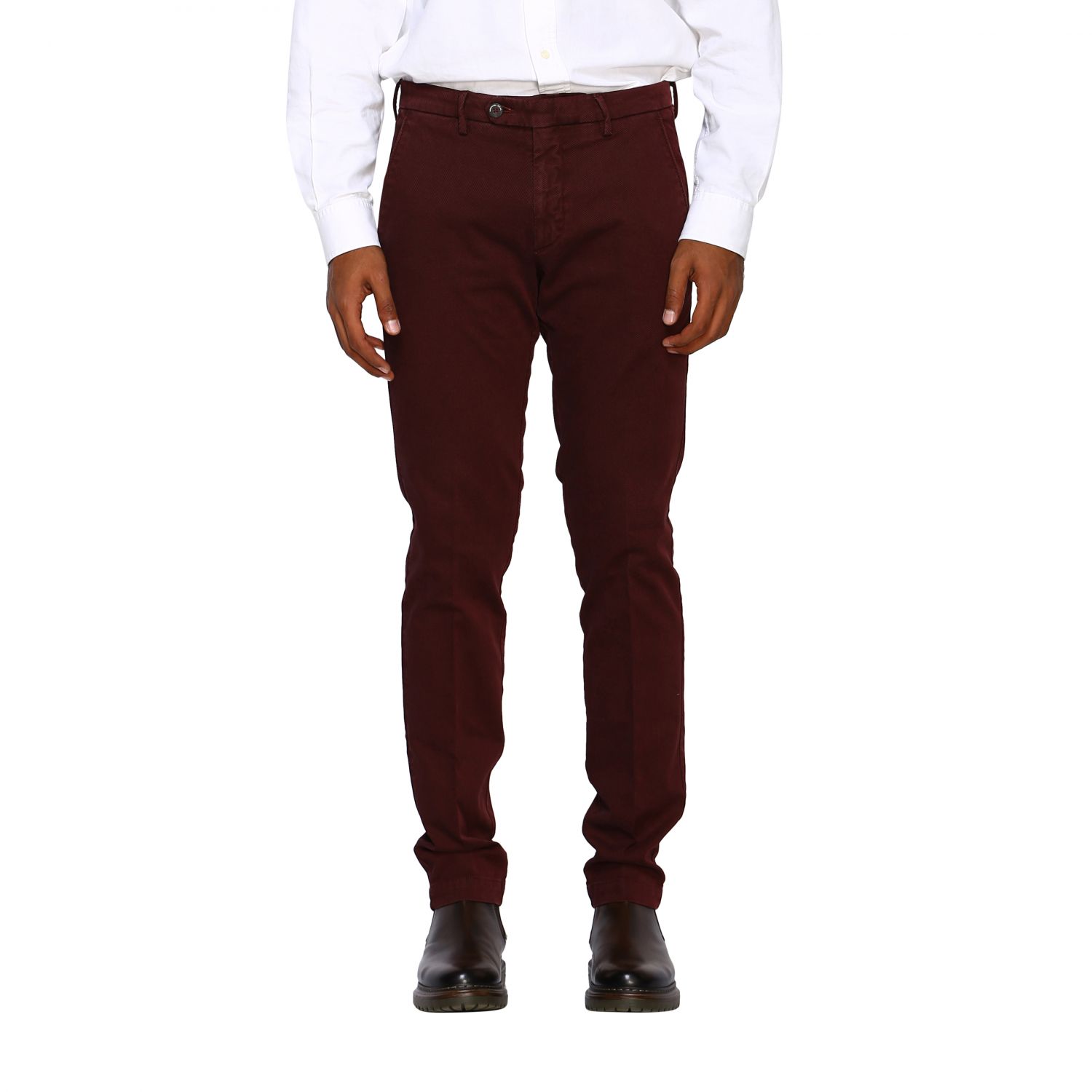 Michael Coal Outlet: Pantalone uomo - Bordeaux | Pantalone Michael Coal  BRAD 2629W GIGLIO.COM