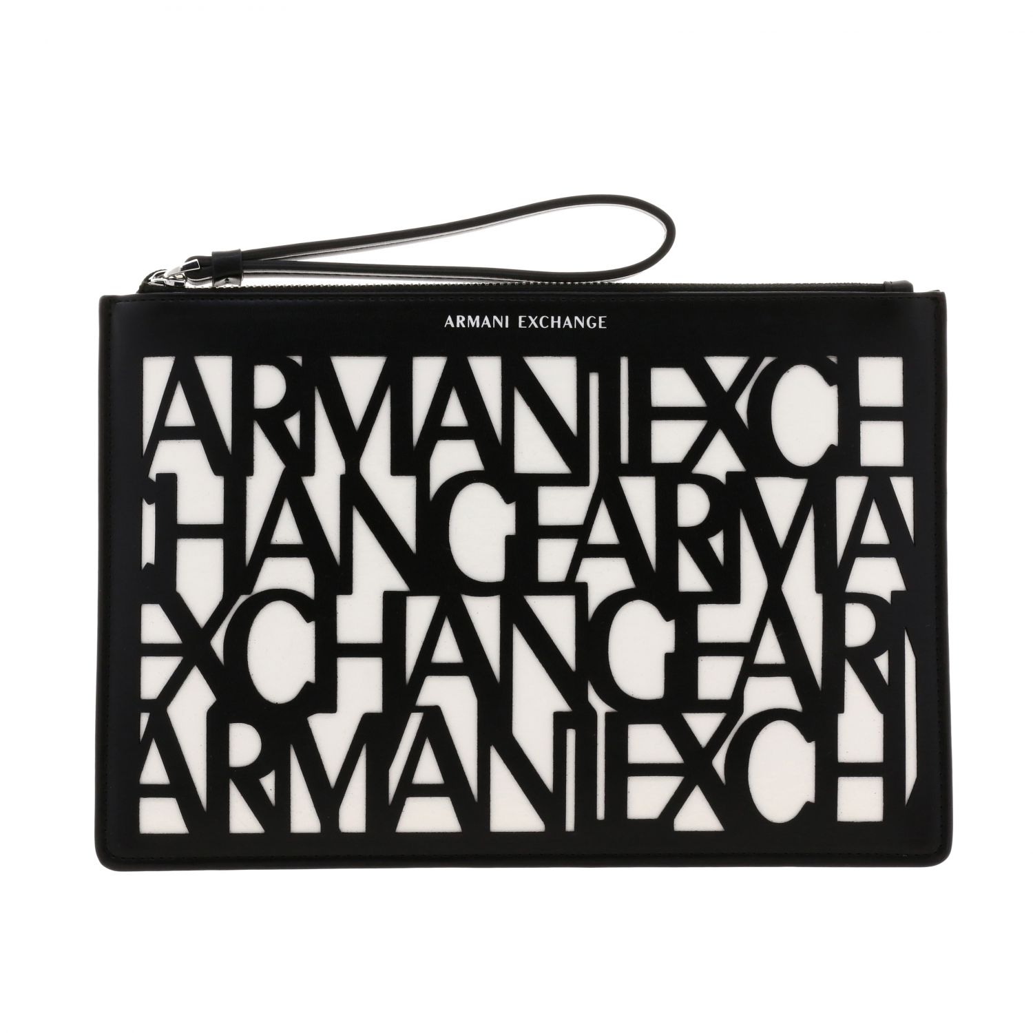armani exchange clutch