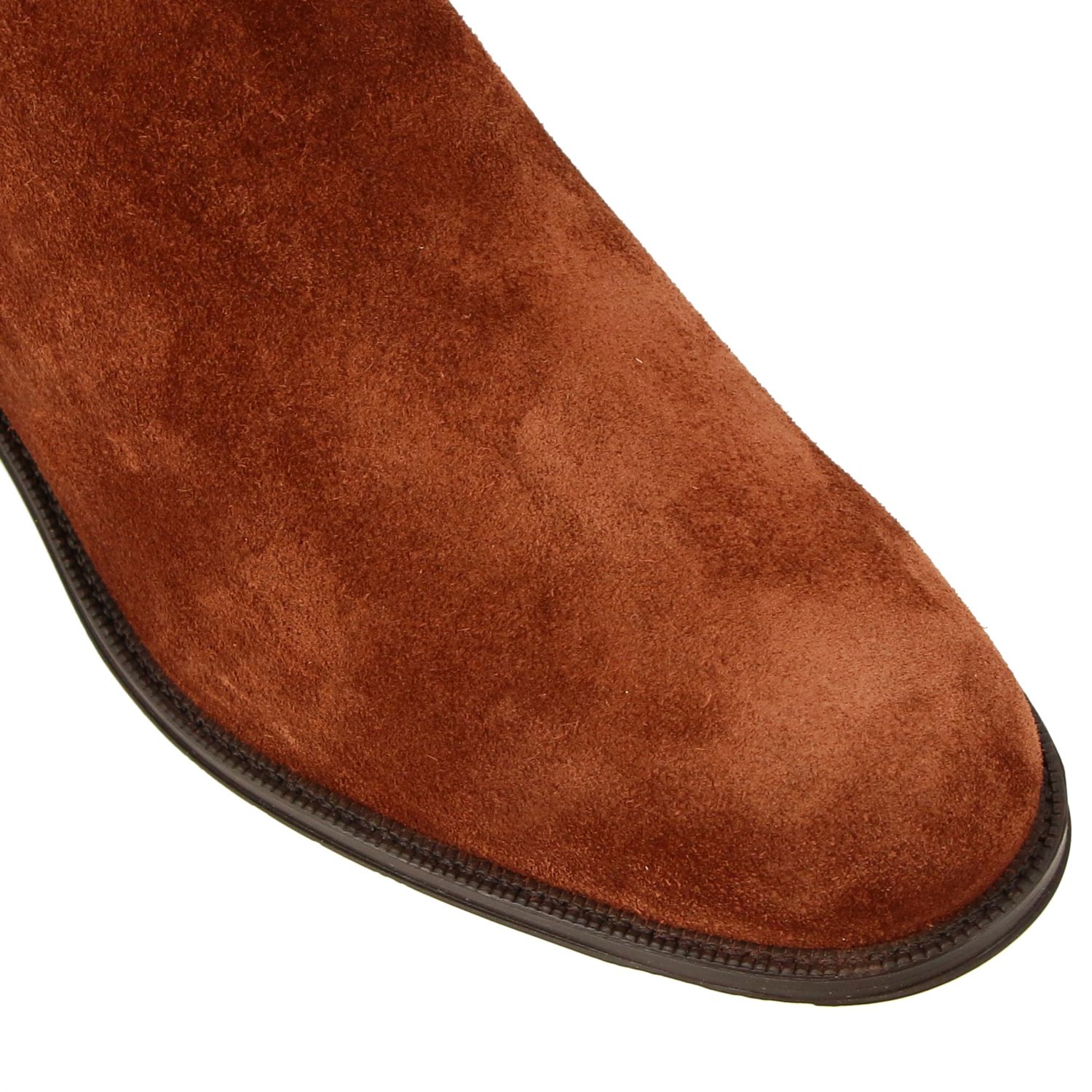 Tod's Outlet: Tronchetti donna | Stivaletti Tod's Donna Bruciato |  Stivaletti Tod's XXW73B0BR70 BYE GIGLIO.COM