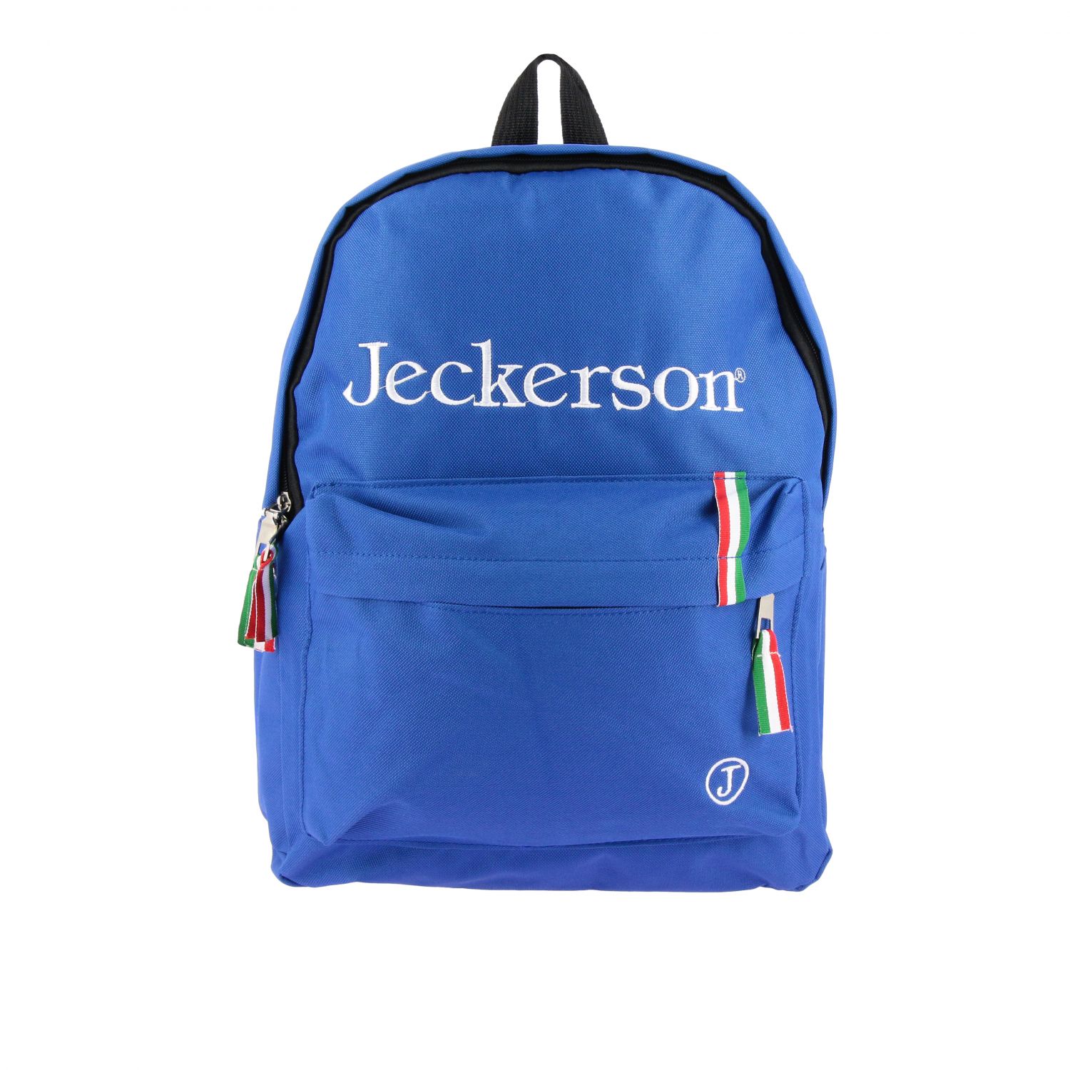 Jeckerson Outlet: Zaino in nylon con maxi logo - Blue 1 | Zaino Jeckerson  J1720 GIGLIO.COM