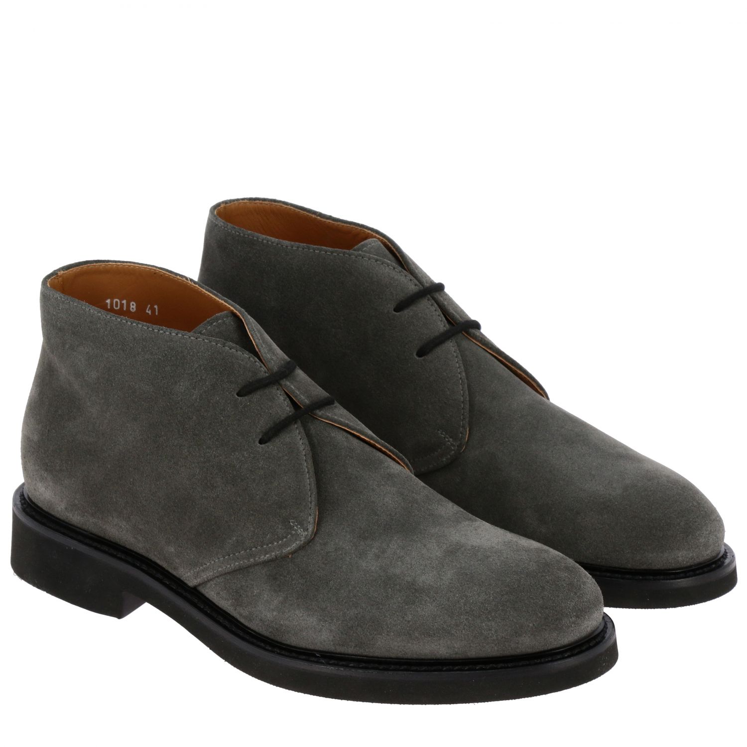 Doucal's Outlet: Scarpe uomo - Antracite | Polacchine Doucal's  DU1018GENOUF009N GIGLIO.COM