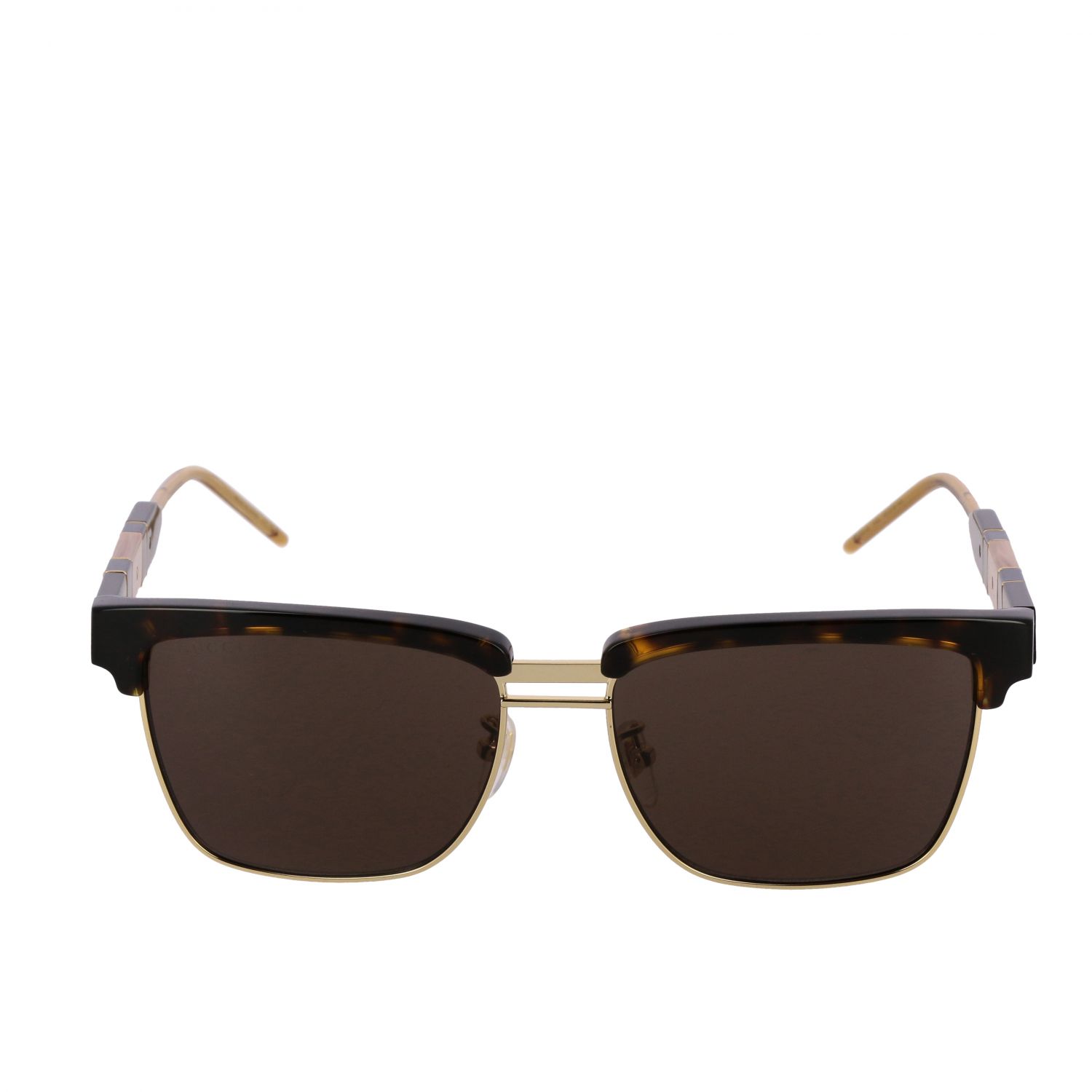 GUCCI Occhiali da sole GG0603 in acetato e metallo ponte 16 asta 145 Occhiali Gucci Uomo GUCCI Occhiali da sole GG0603 in acetato e metallo ponte 16 asta 145 Occhiali Gucci Uomo