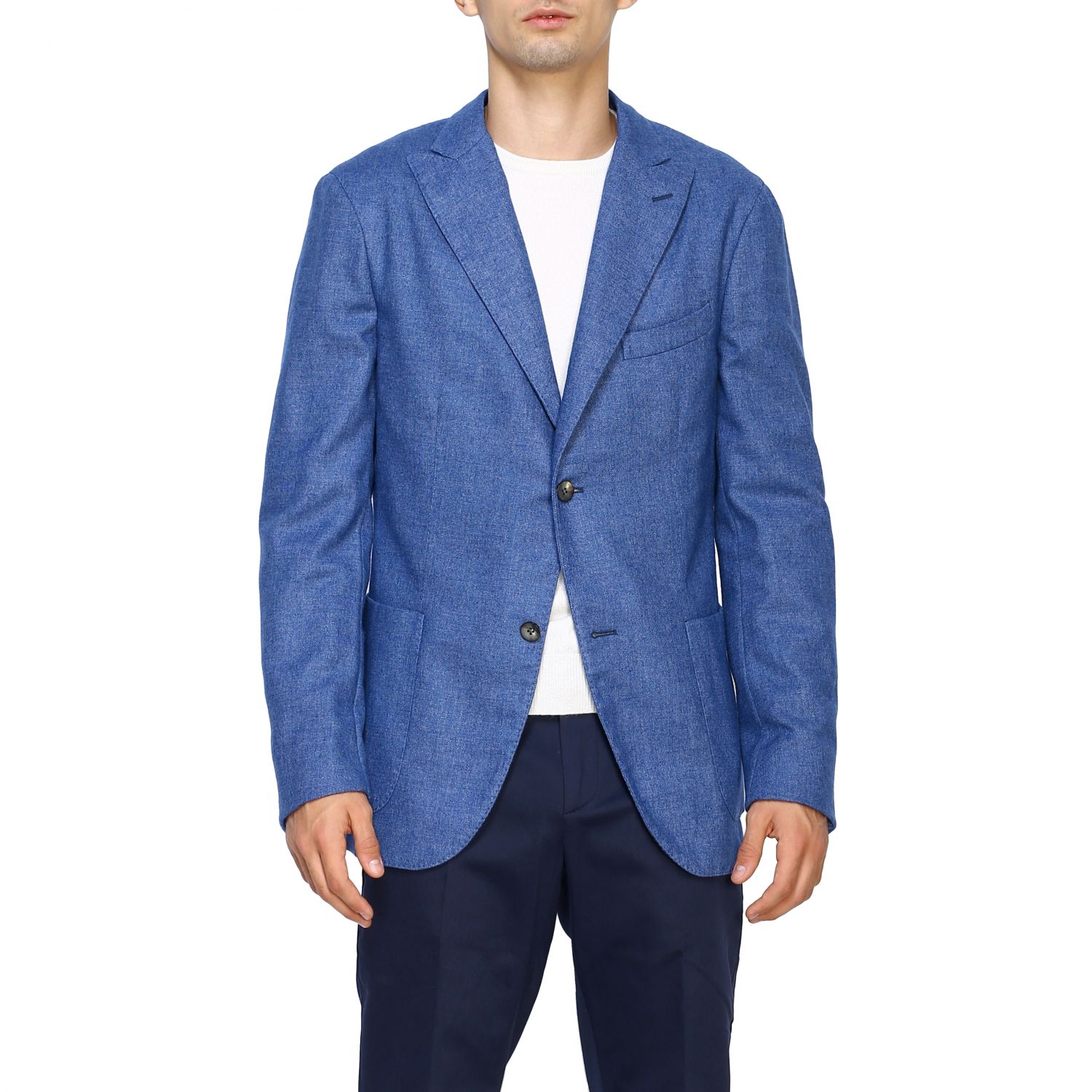 Boglioli Outlet: Jacket men - Blue | Jacket Boglioli N6302J BMC400 ...