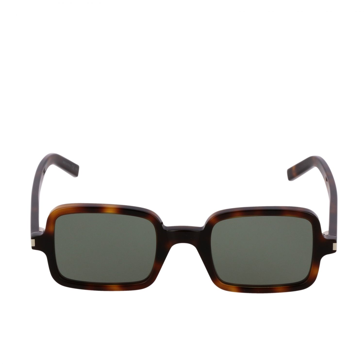 Saint Laurent Outlet: Glasses men | Glasses Saint Laurent Men Green ...