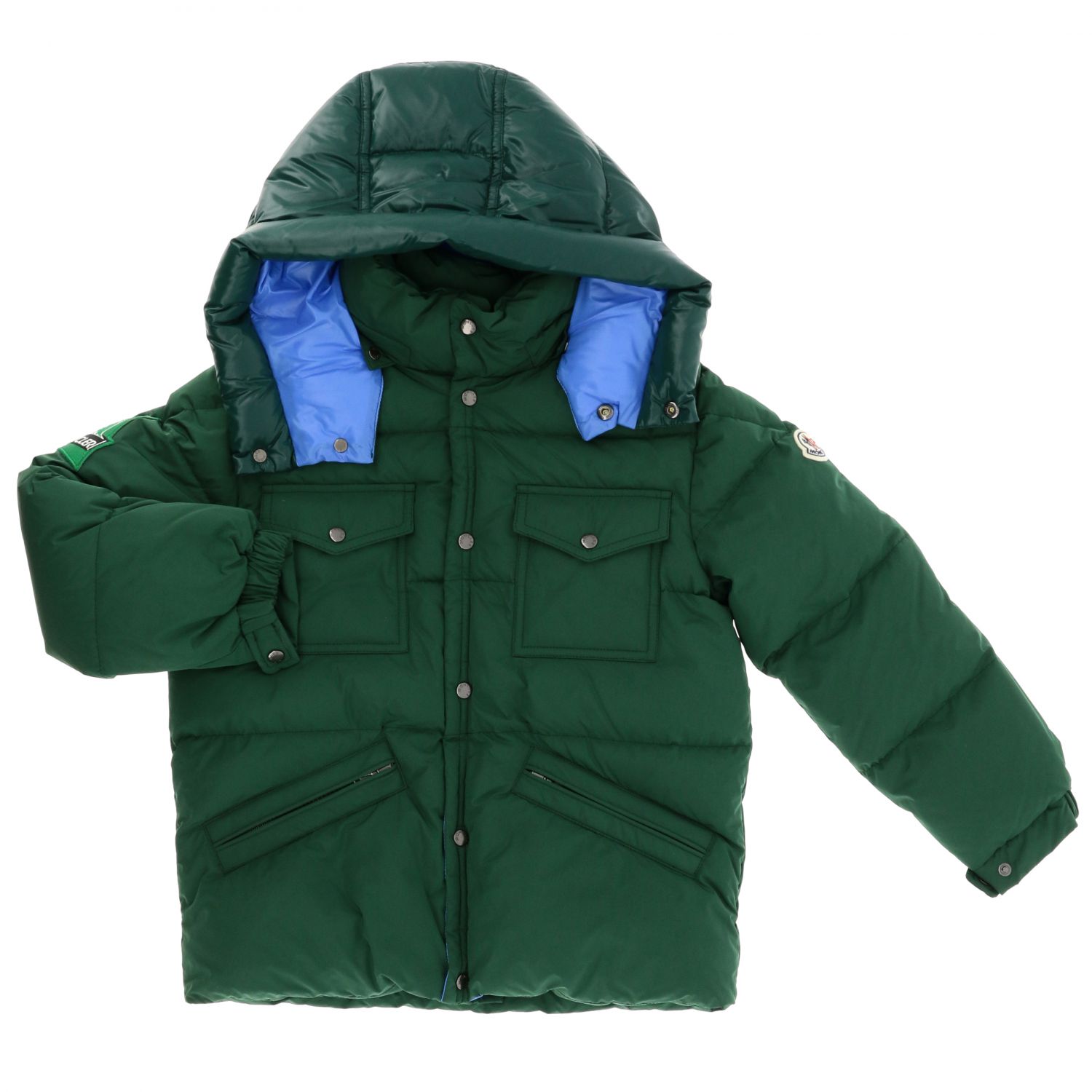 MONCLER: Jacket kids - Green | Jacket Moncler 41344 54A91 GIGLIO.COM