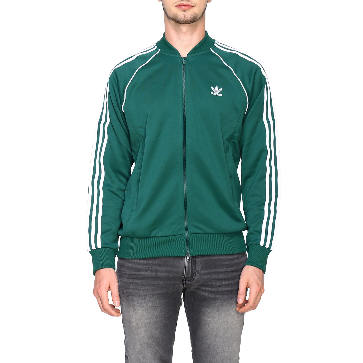 Outlet de Adidas Originals: Sudadera para hombre, Verde | Sudadera Adidas Originals en línea