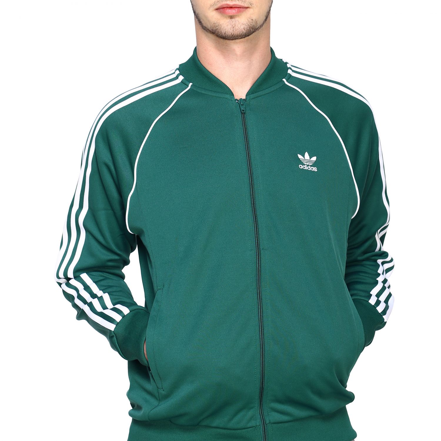 Outlet de Adidas Originals: Sudadera para Verde | Adidas Originals EJ9683 en línea en GIGLIO.COM