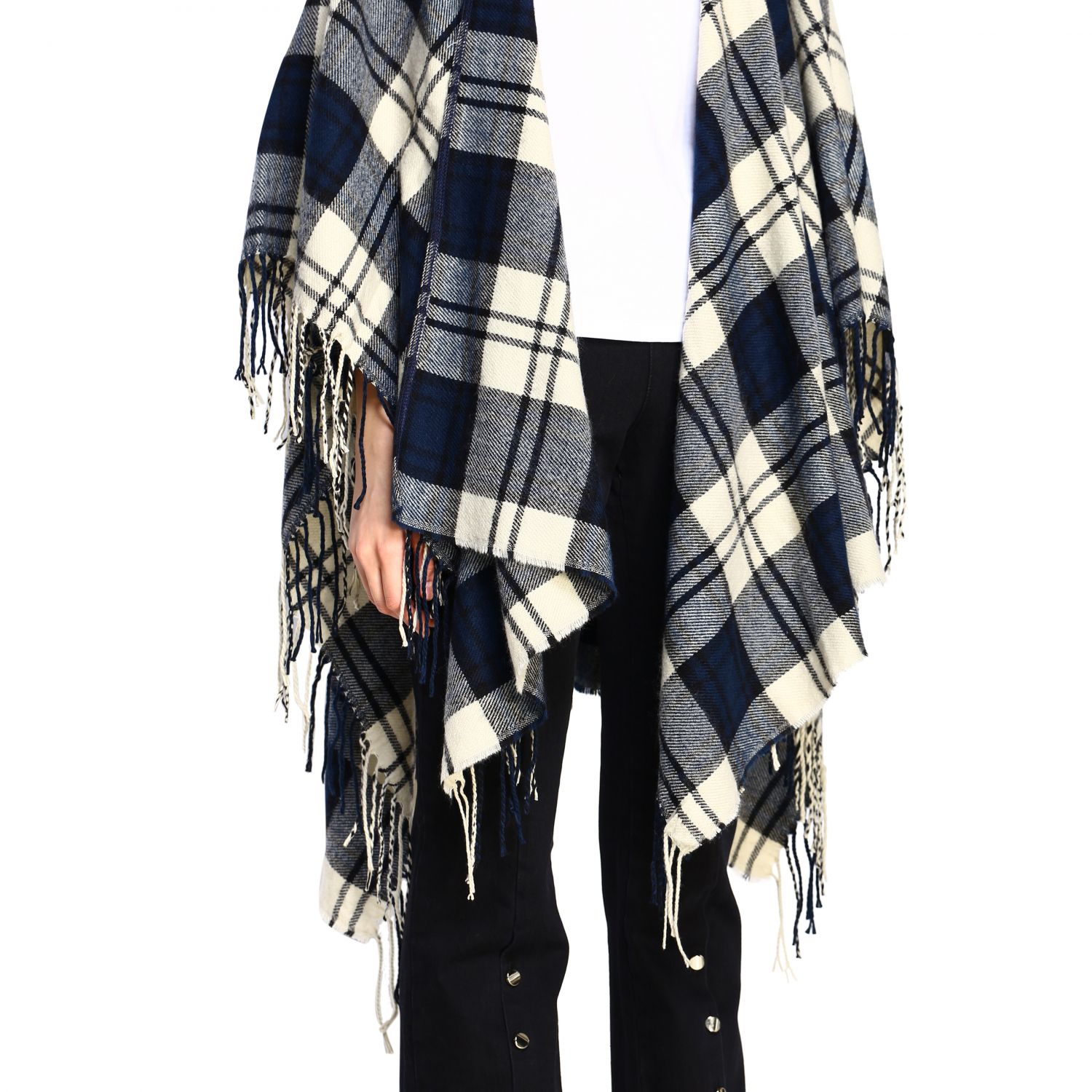 Woolrich Outlet Mantella a quadri Blue Mantella Woolrich WWACC1453