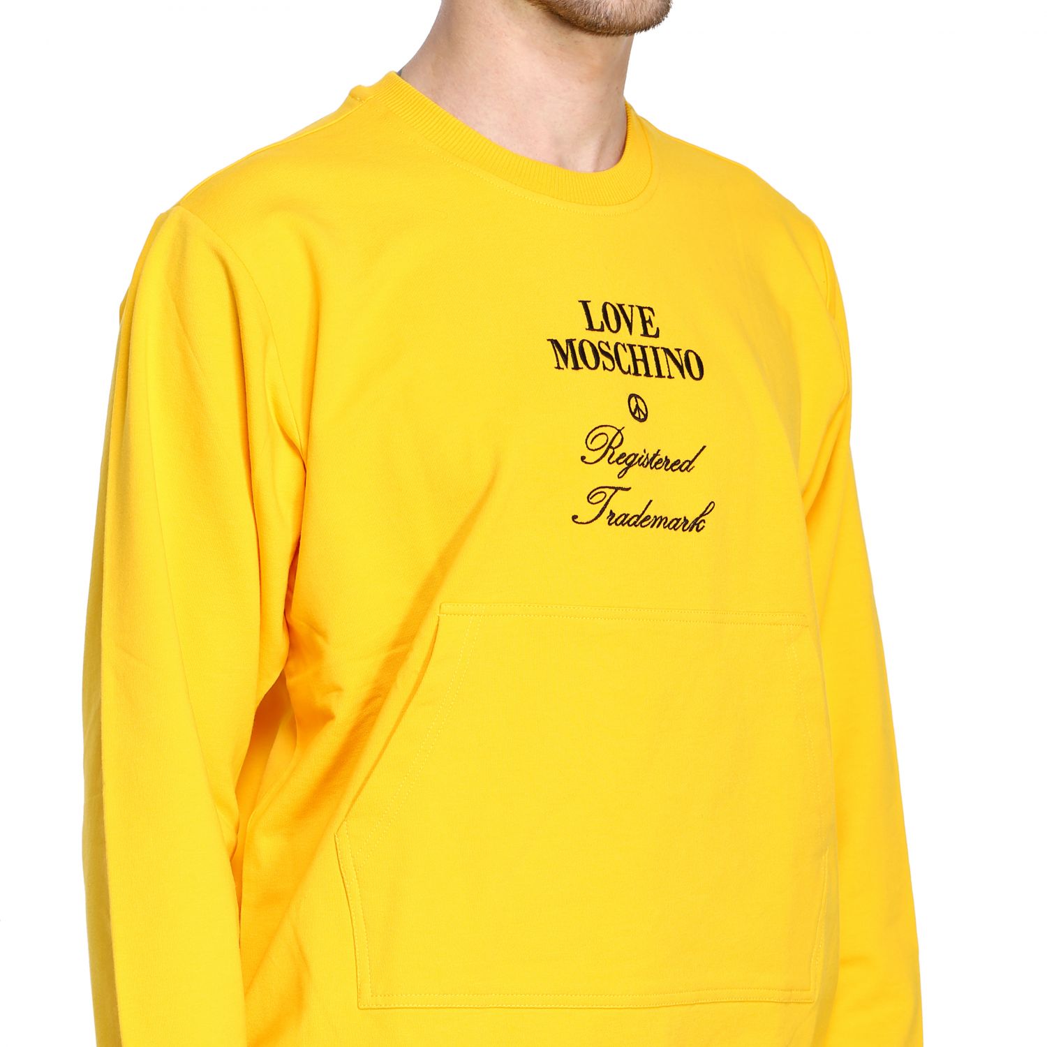 mens love moschino hoodie