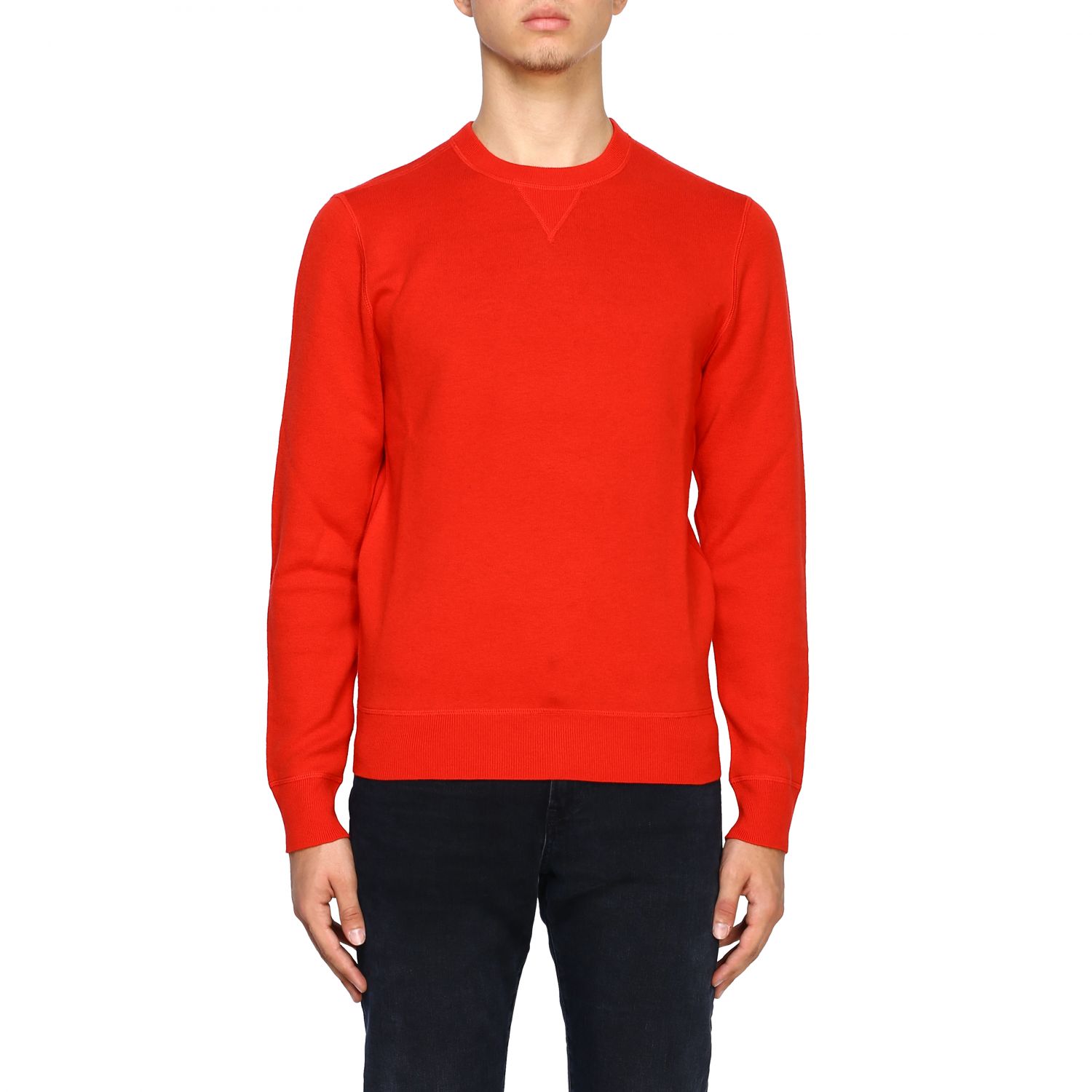 red designer sweater mens