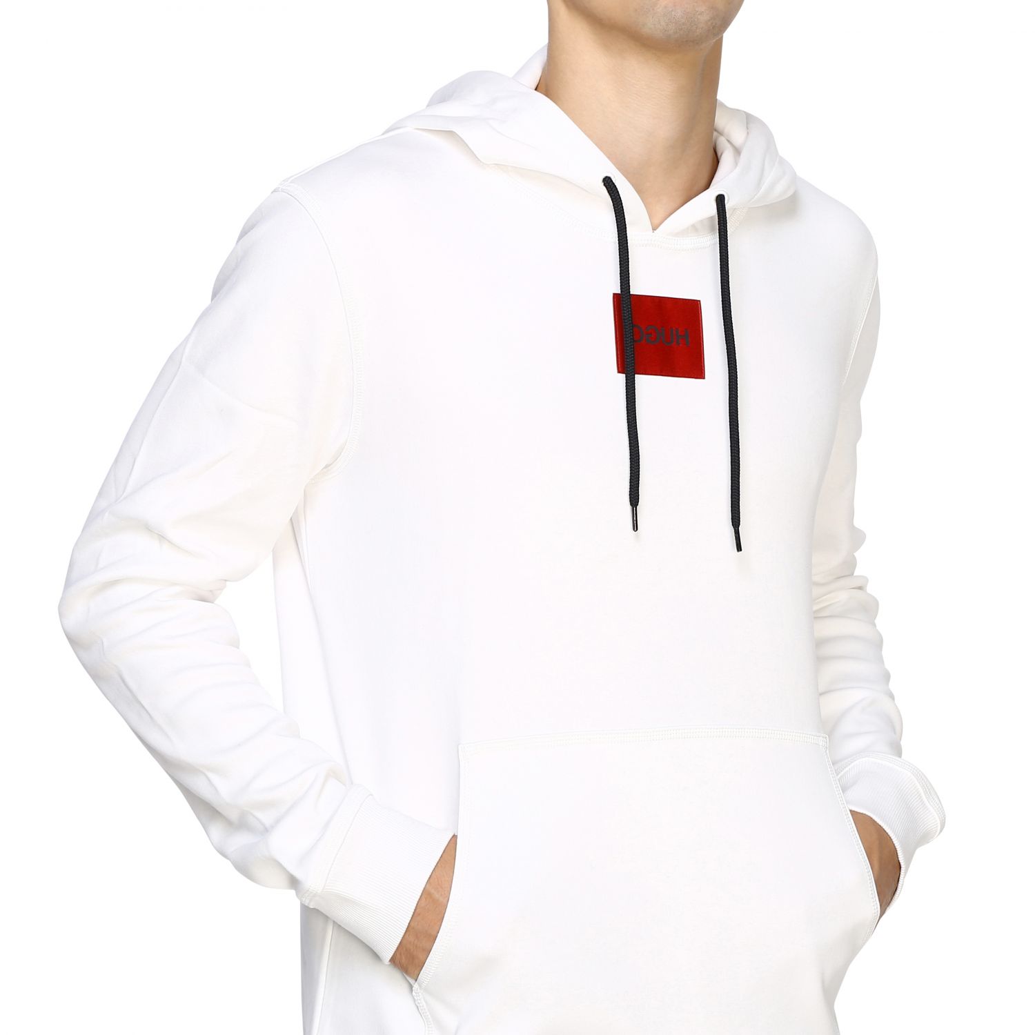 hugo white sweatshirt