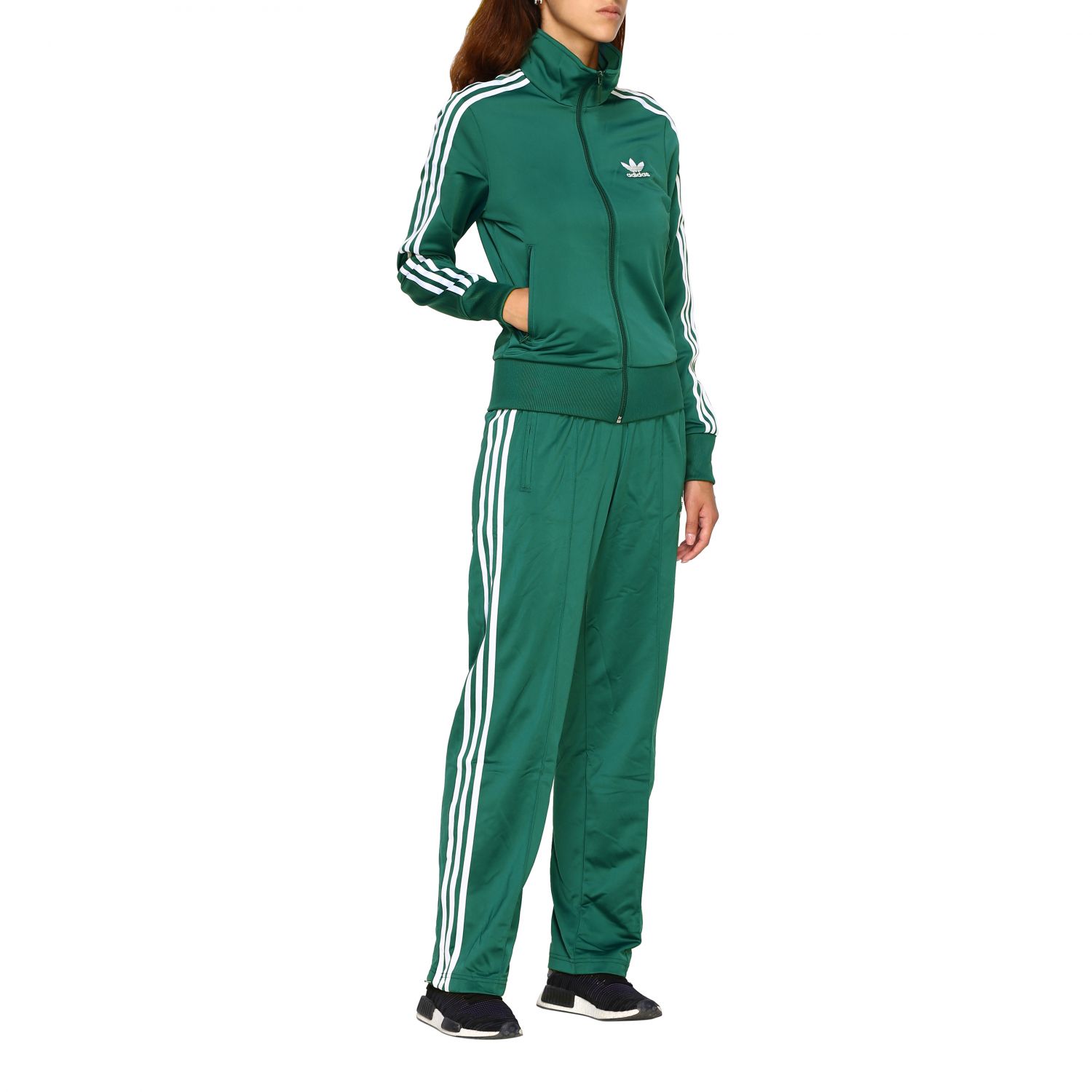 green adidas pants womens