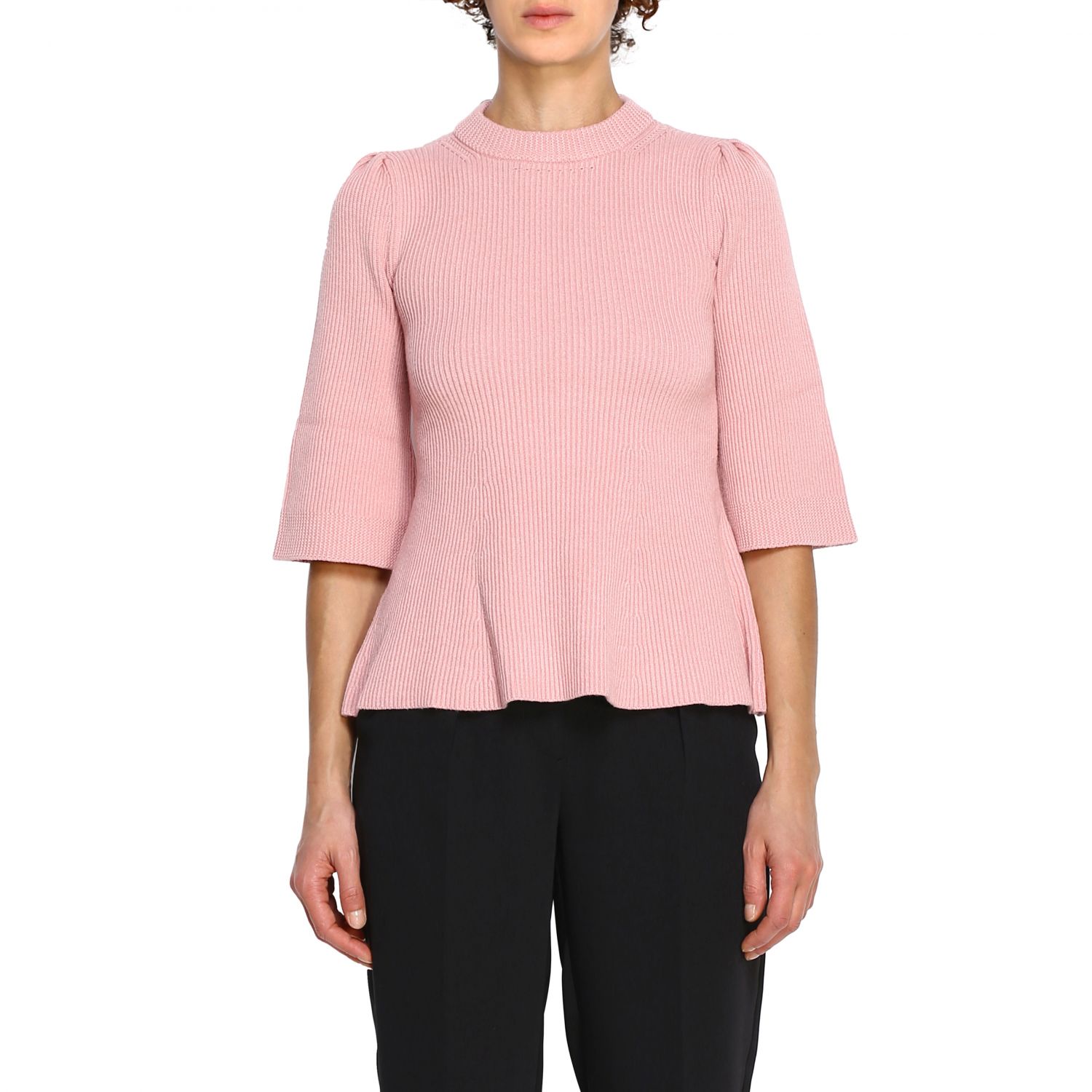 pink armani jumper