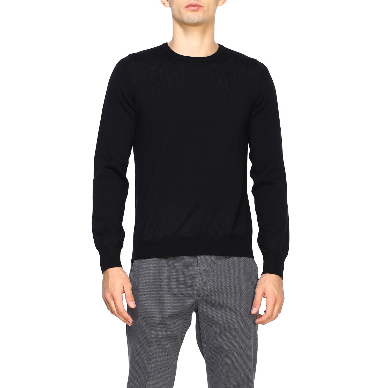 Gran Sasso Outlet: sweatshirt for man - Black | Gran Sasso sweatshirt ...