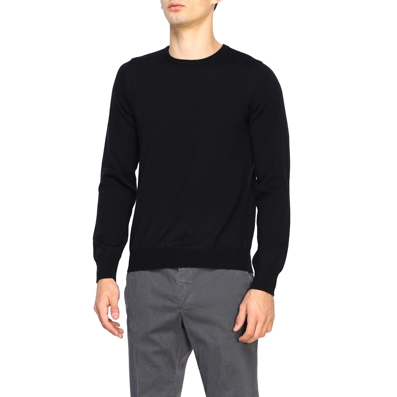 Gran Sasso Outlet: sweatshirt for man - Black | Gran Sasso sweatshirt ...