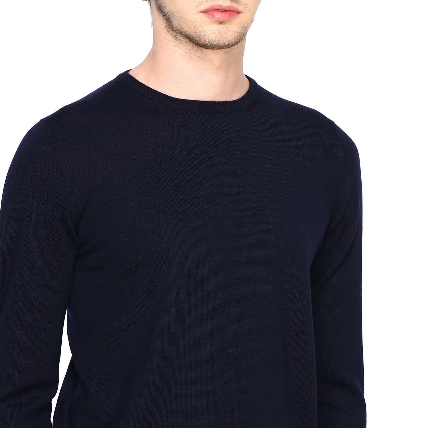 Gran Sasso Outlet: Sweatshirt men - Blue | Sweatshirt Gran Sasso 55167 ...