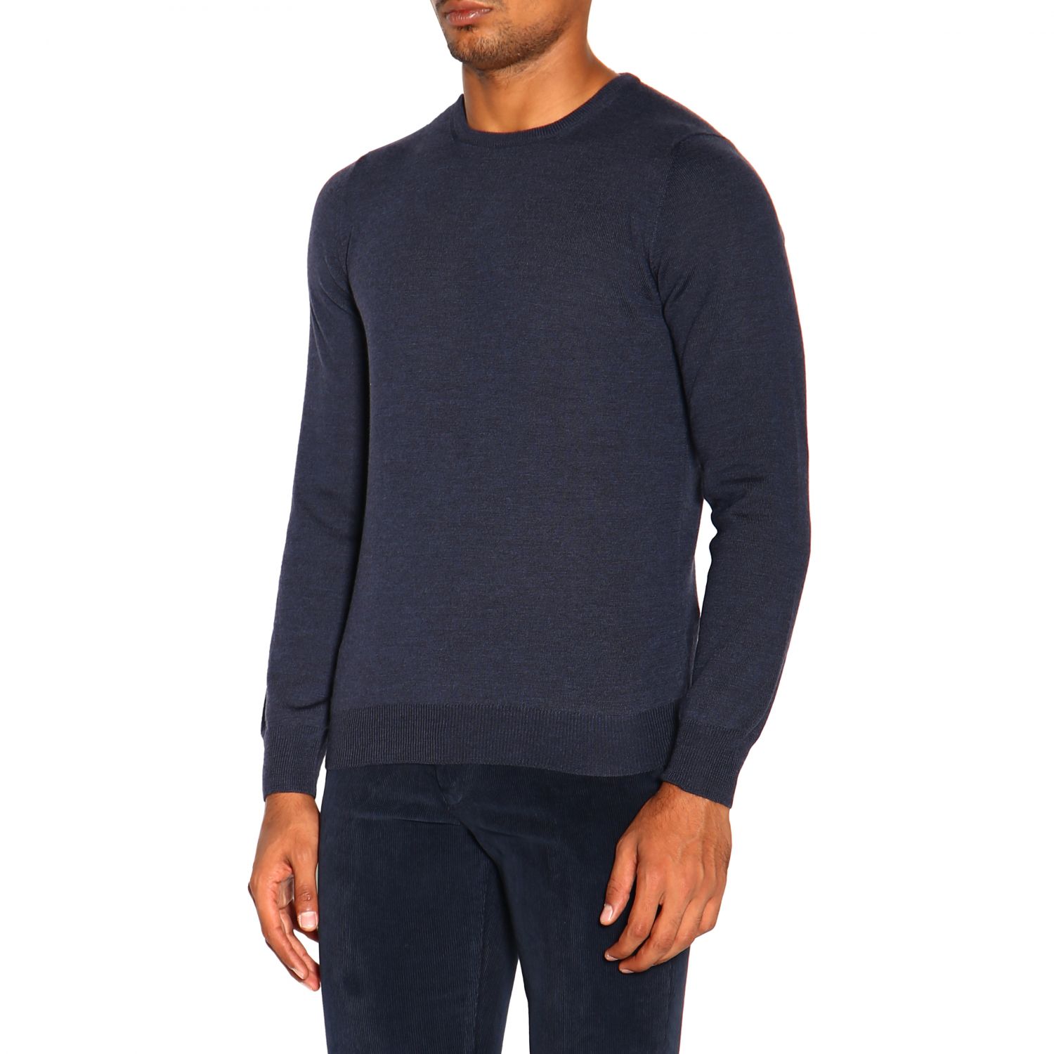 Gran Sasso Outlet: Sweatshirt men - Teal | Sweatshirt Gran Sasso 55167 ...