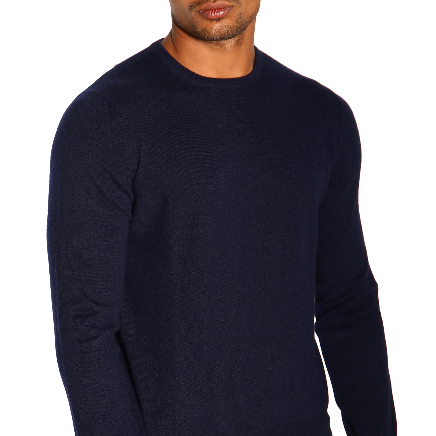 Gran Sasso Outlet: Sweatshirt men - Blue | Sweater Gran Sasso 55167 ...