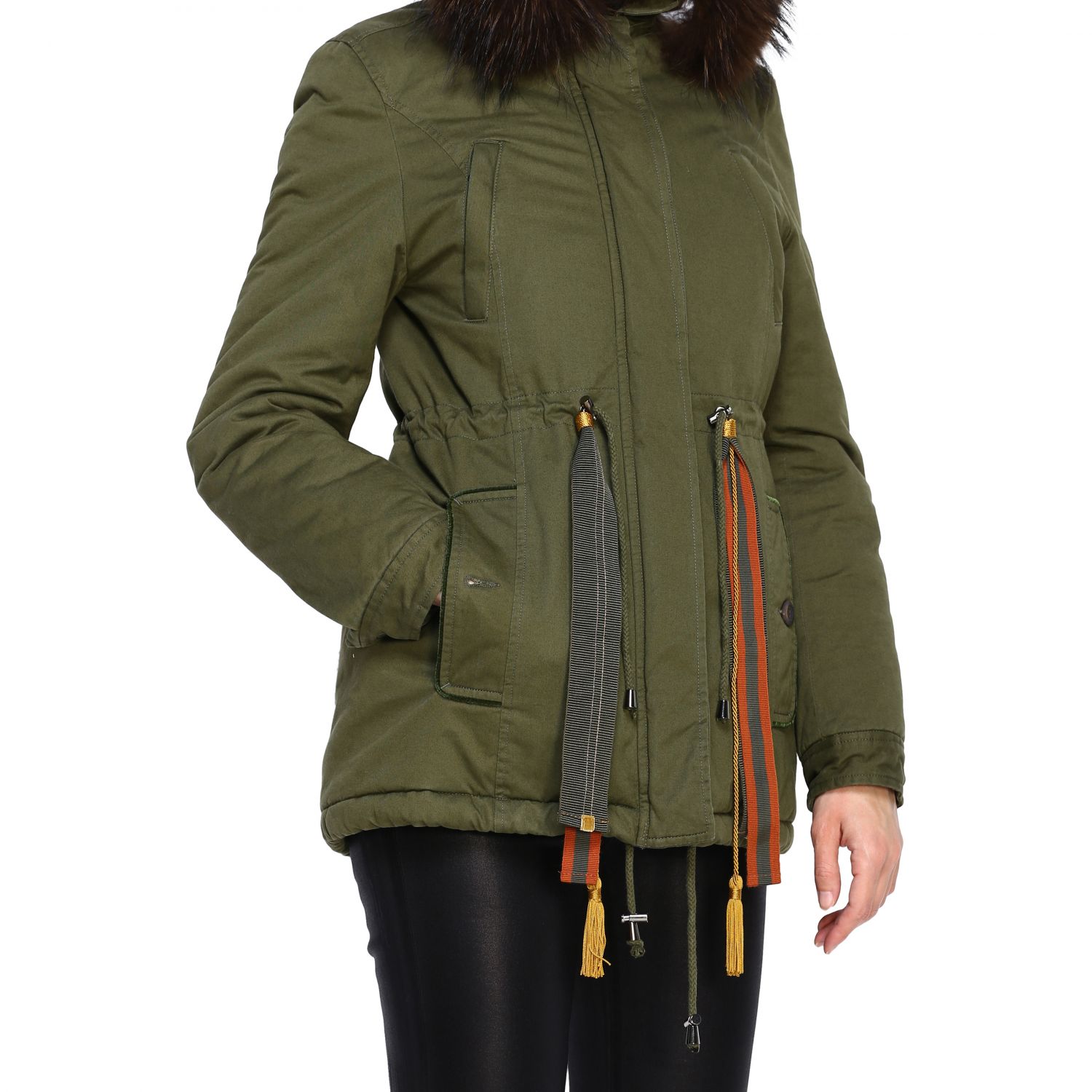 Diplomat Danger crash Alessandra Chamonix Outlet: jacket for woman - Military | Alessandra  Chamonix jacket CLEMENTINE online on GIGLIO.COM